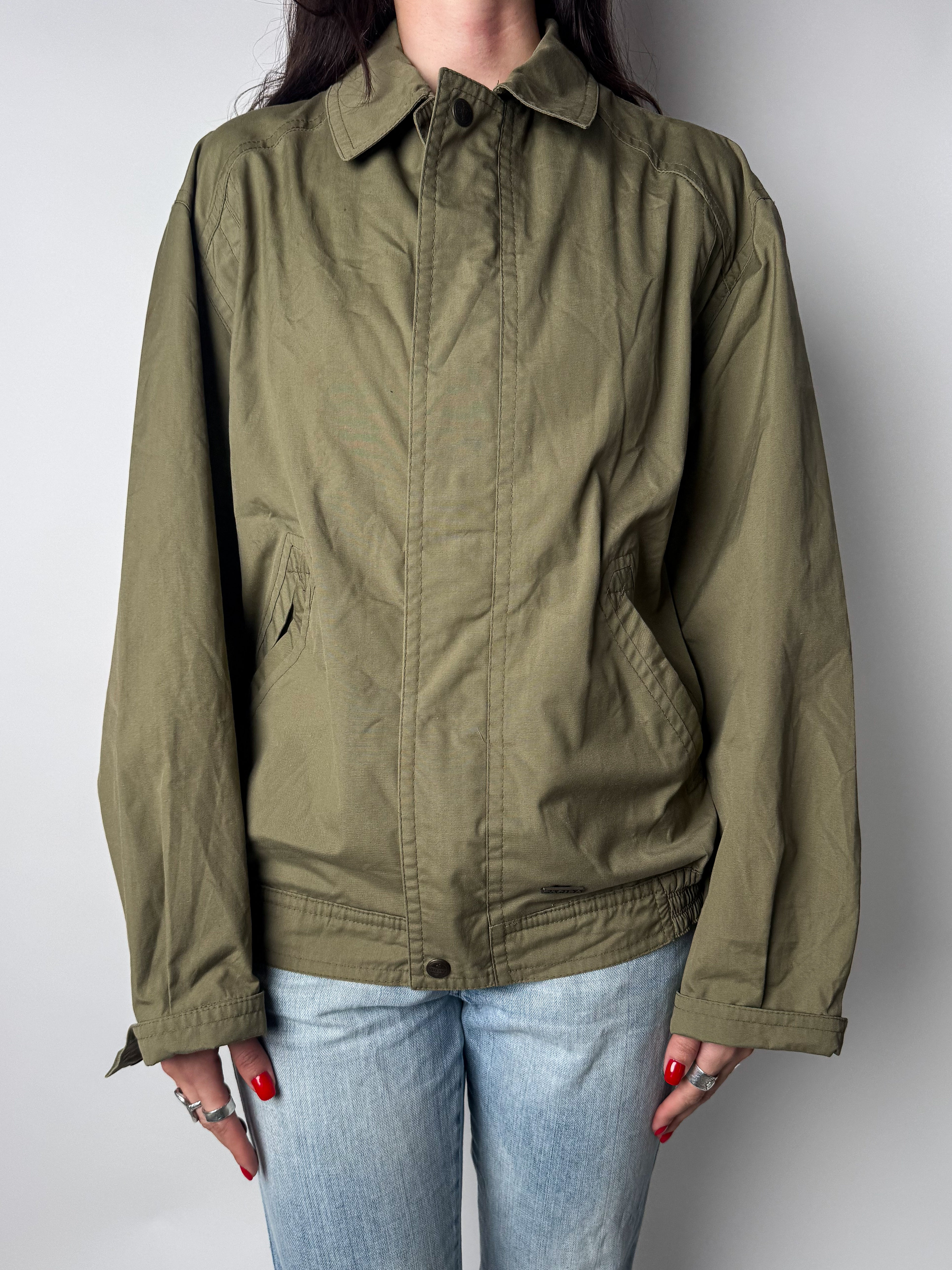 ג׳קט ירוק זית (M)