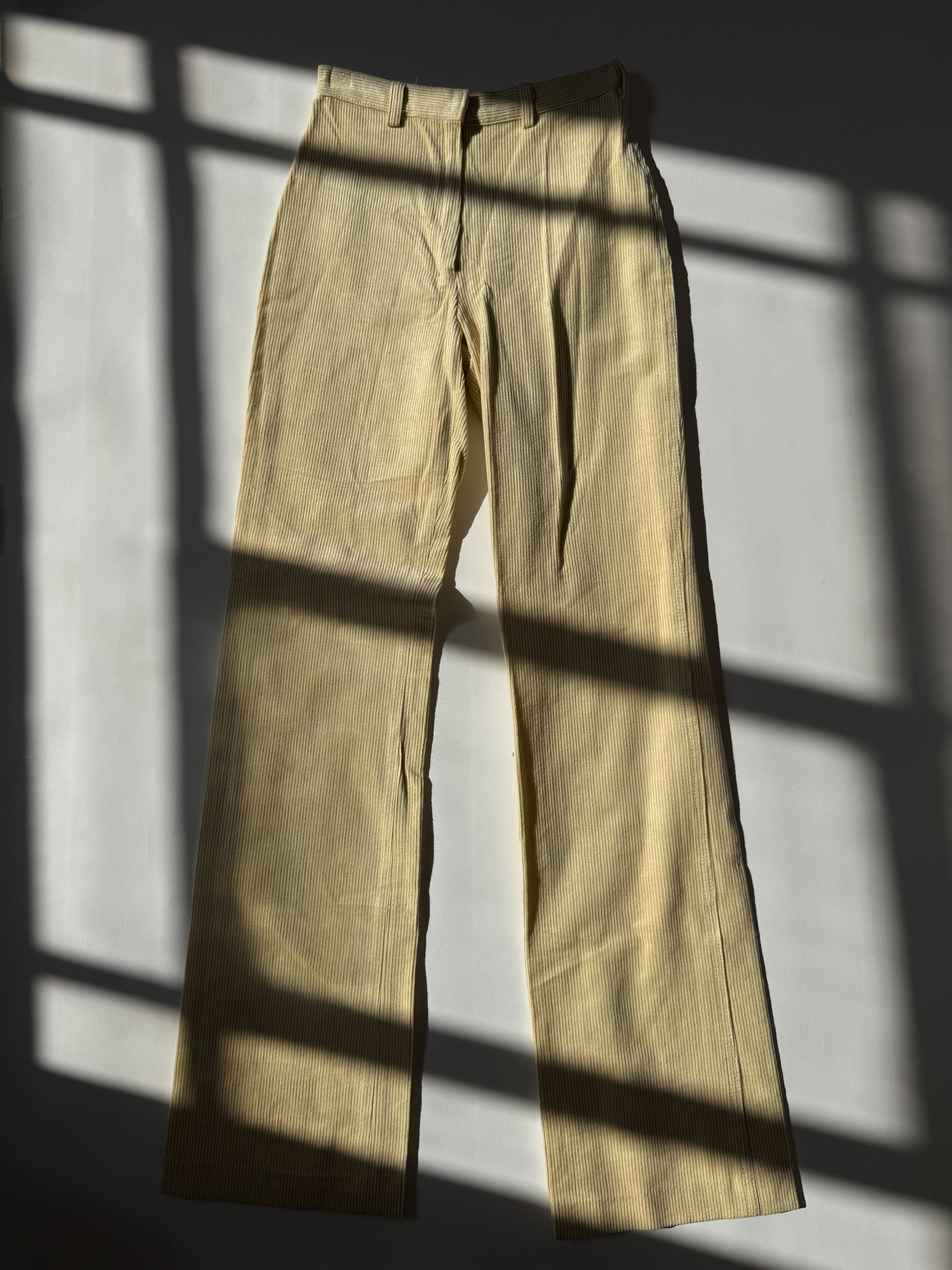 מכנסי קורדרוי אוף וויט (32)