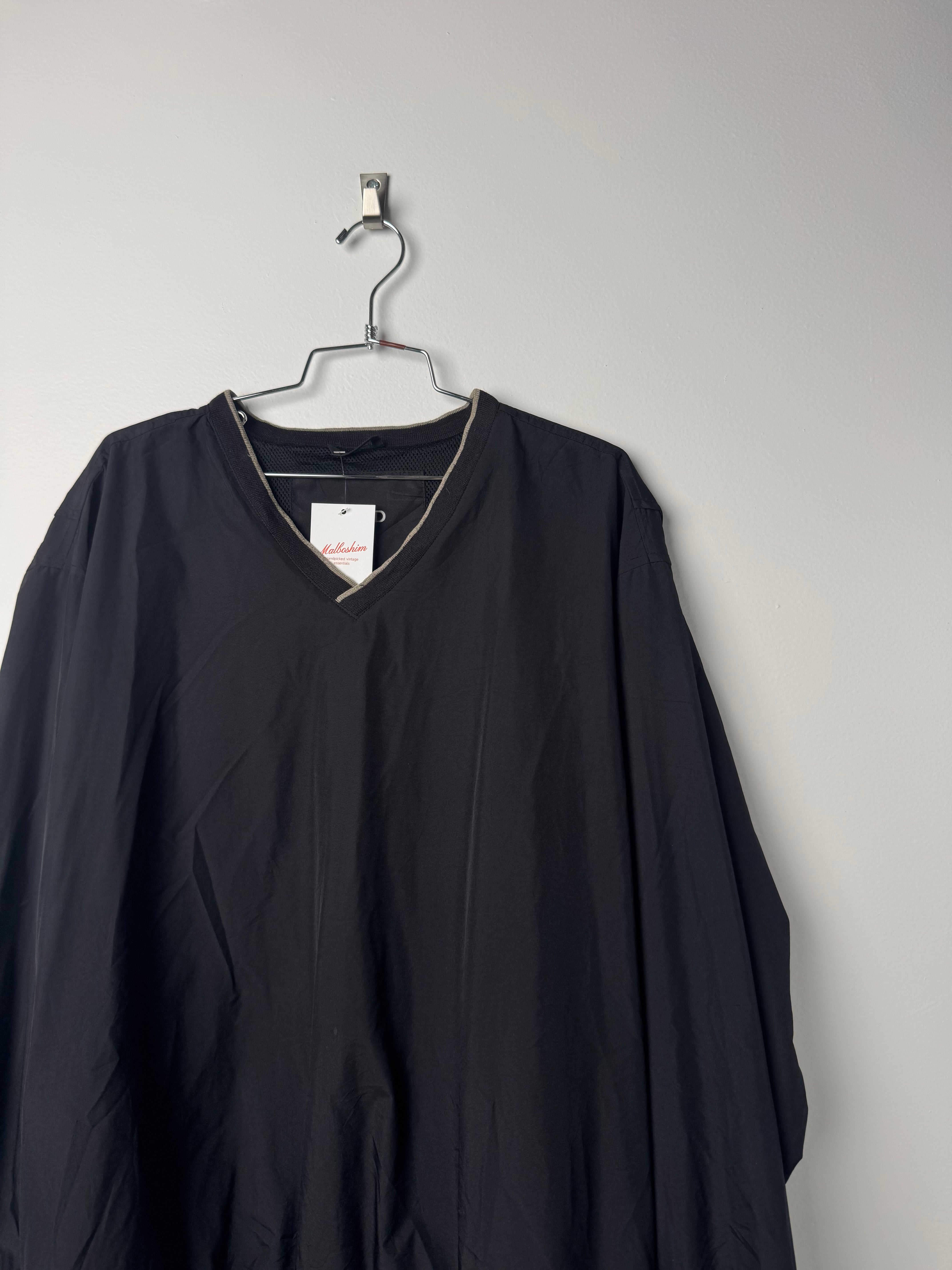 סווטשרט ניילון שחור (XL)