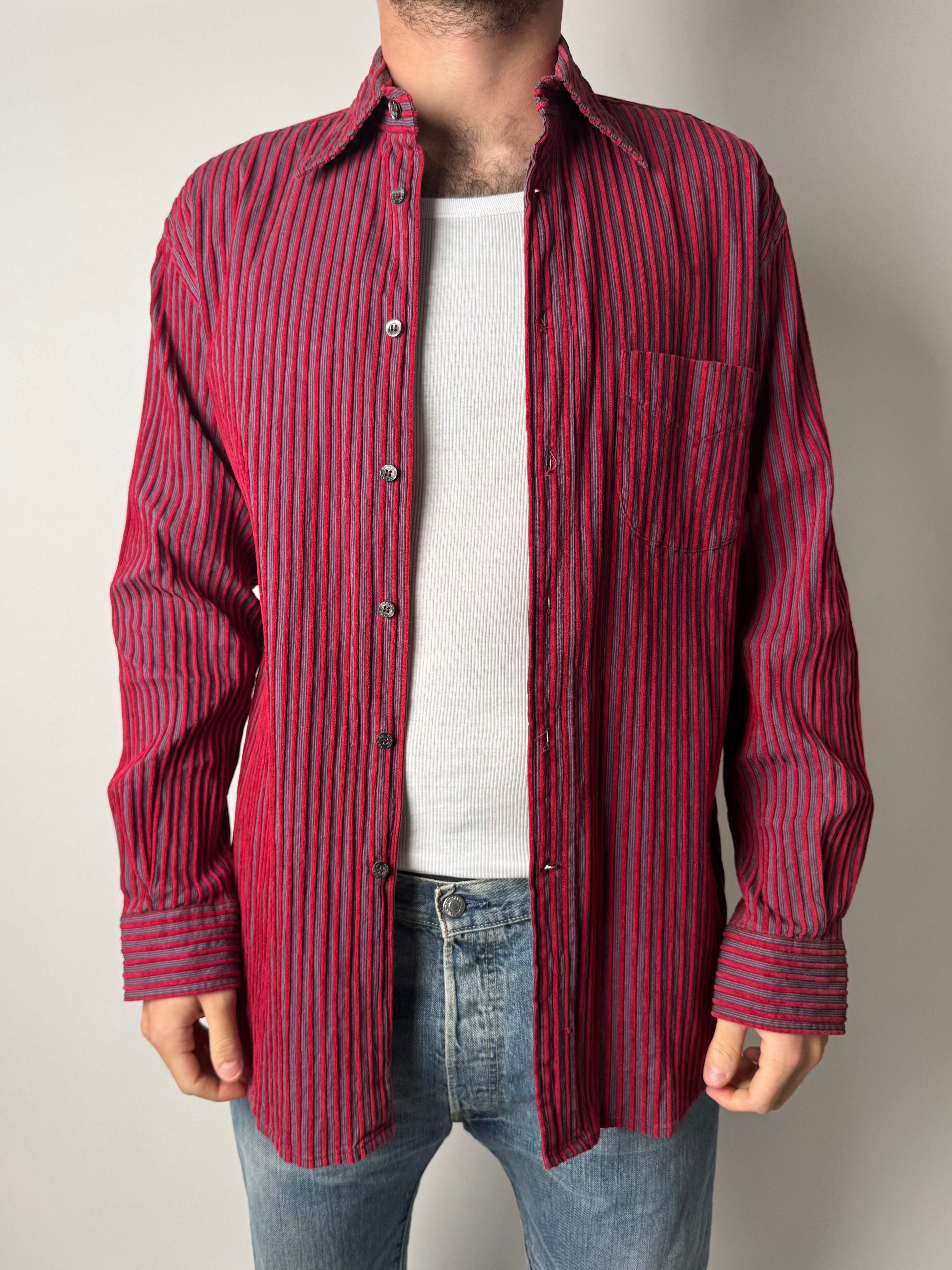 חולצת קורדרוי מכופתרת Replay (L)