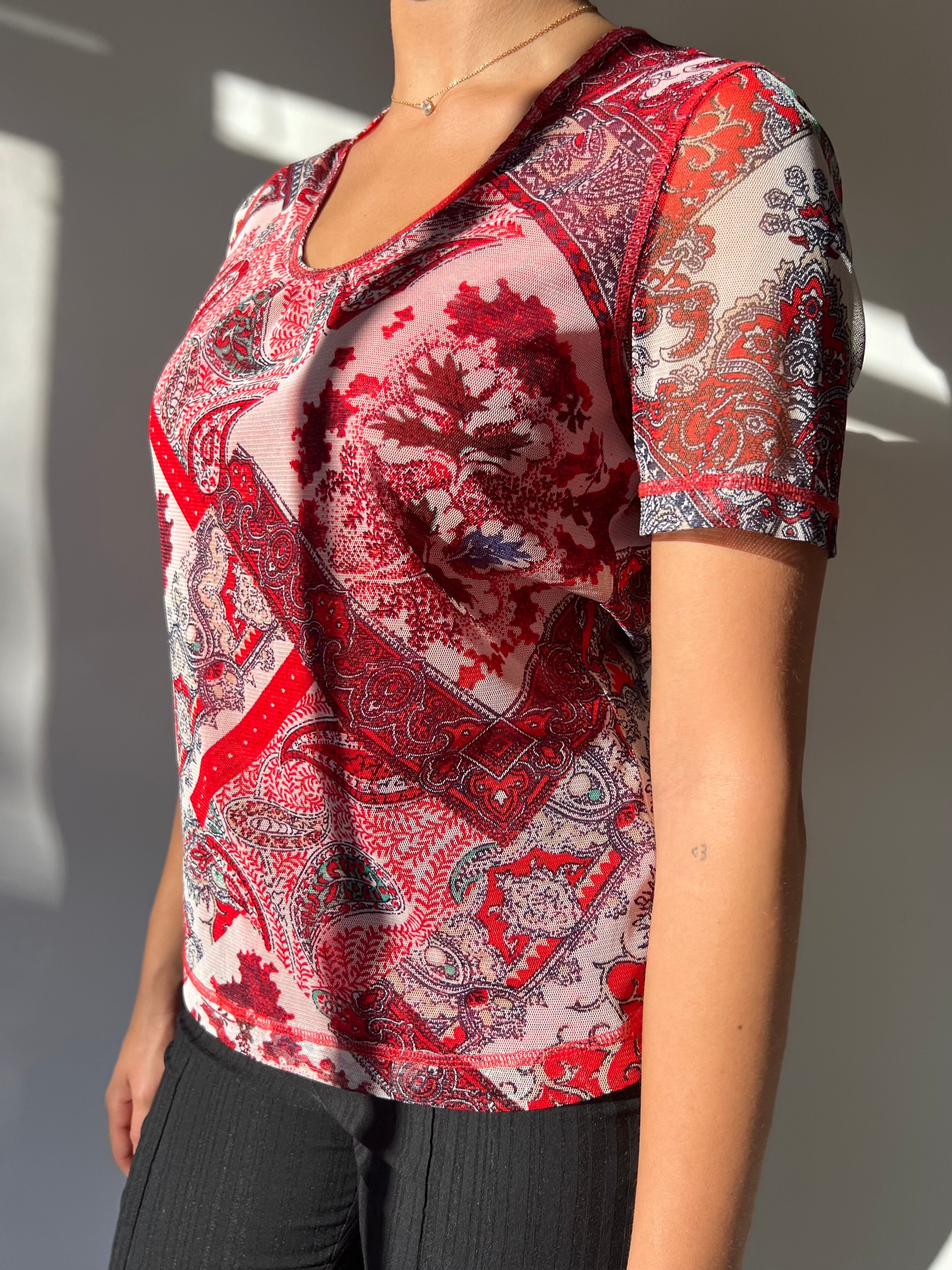 חולצת מש פייזלי (L)