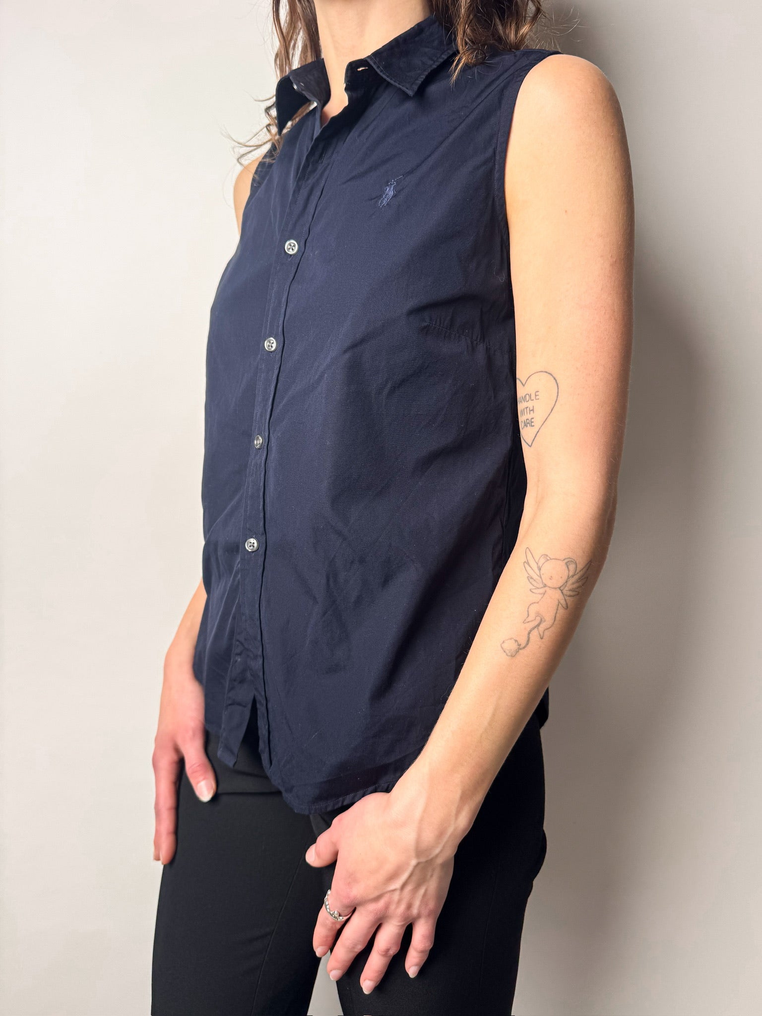 גופיית מכופתרת Ralph Lauren sport (S)