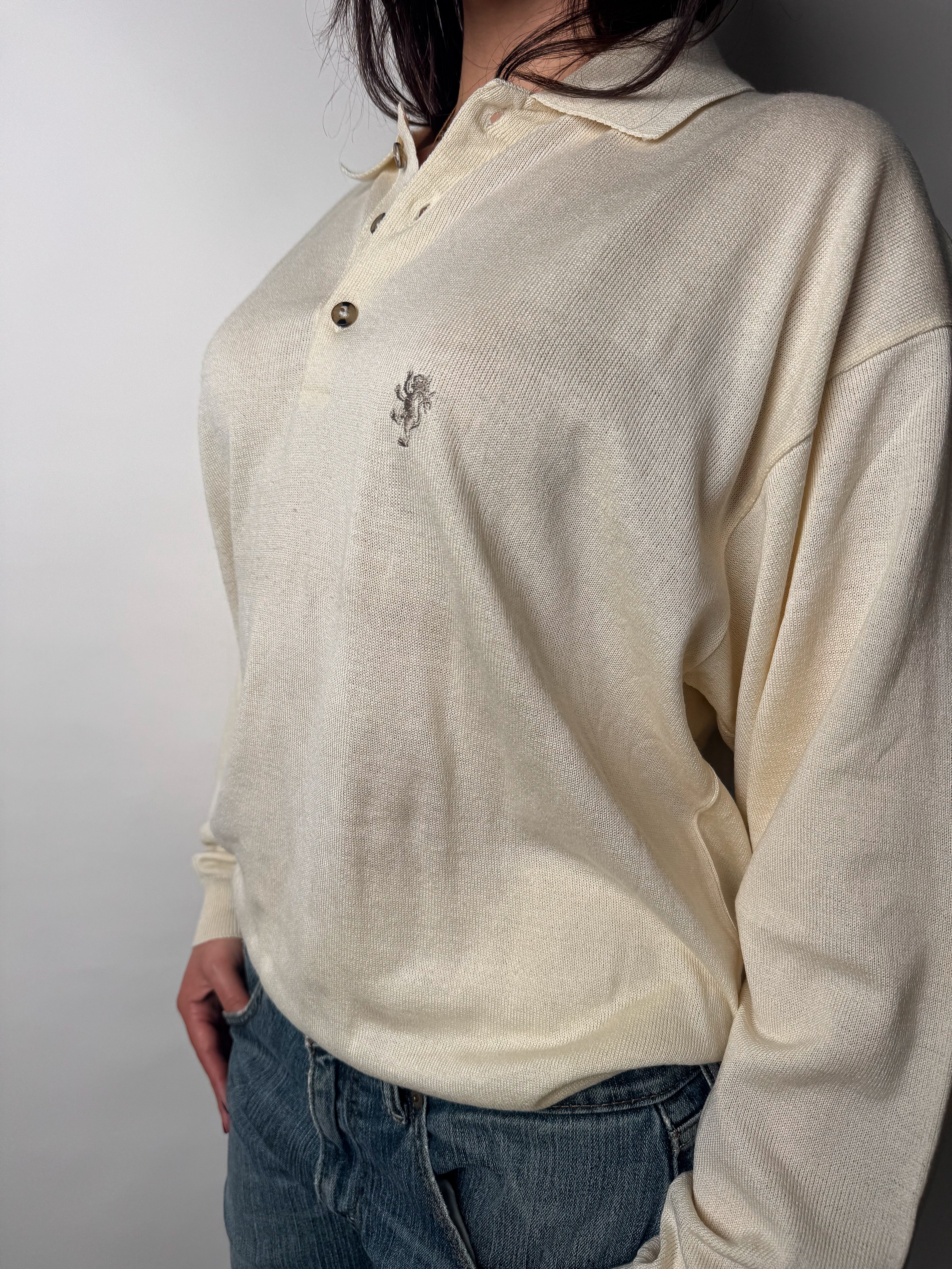 סריג פולו אוף ווייט (L)