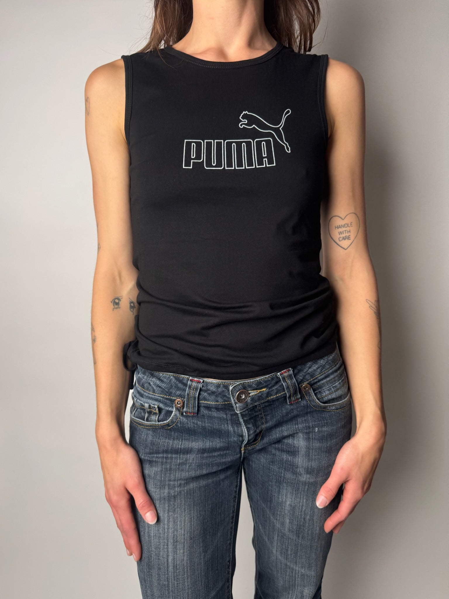 גופייה שחורה PUMA (S)