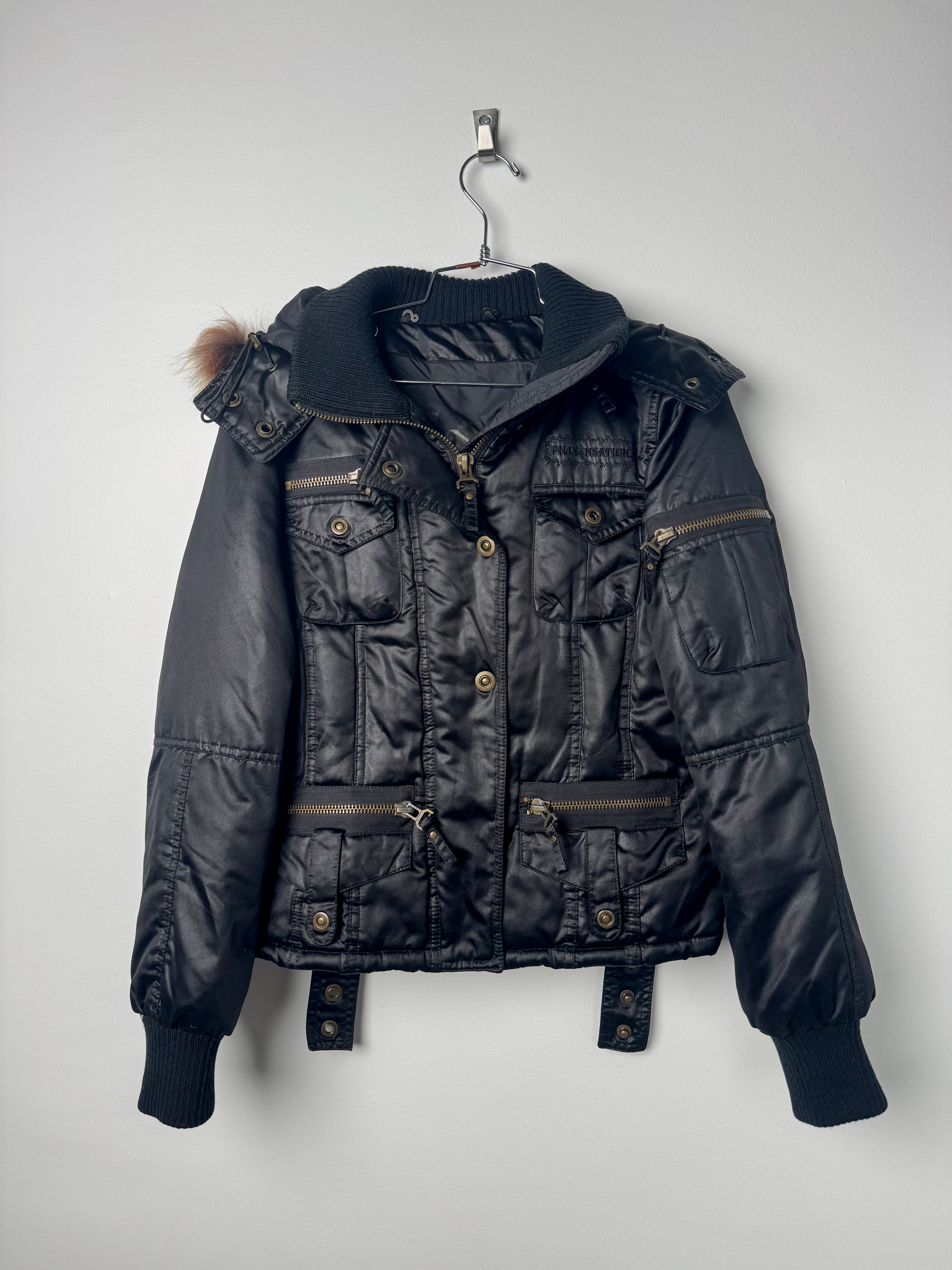 מעיל פוף שחור Phard (S)