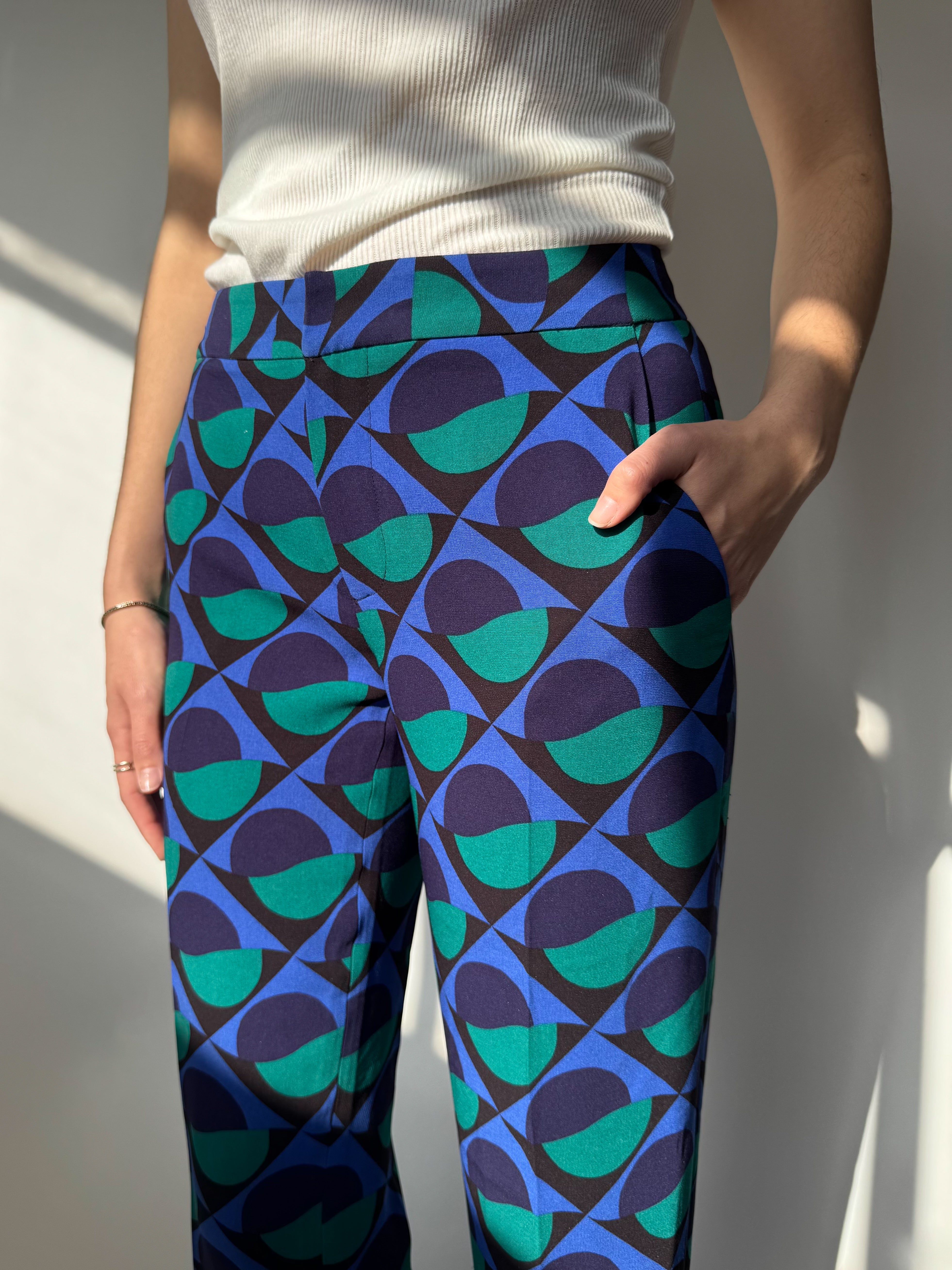 מכנסיים בהדפס גיאומטרי Marc Jacobs (34)