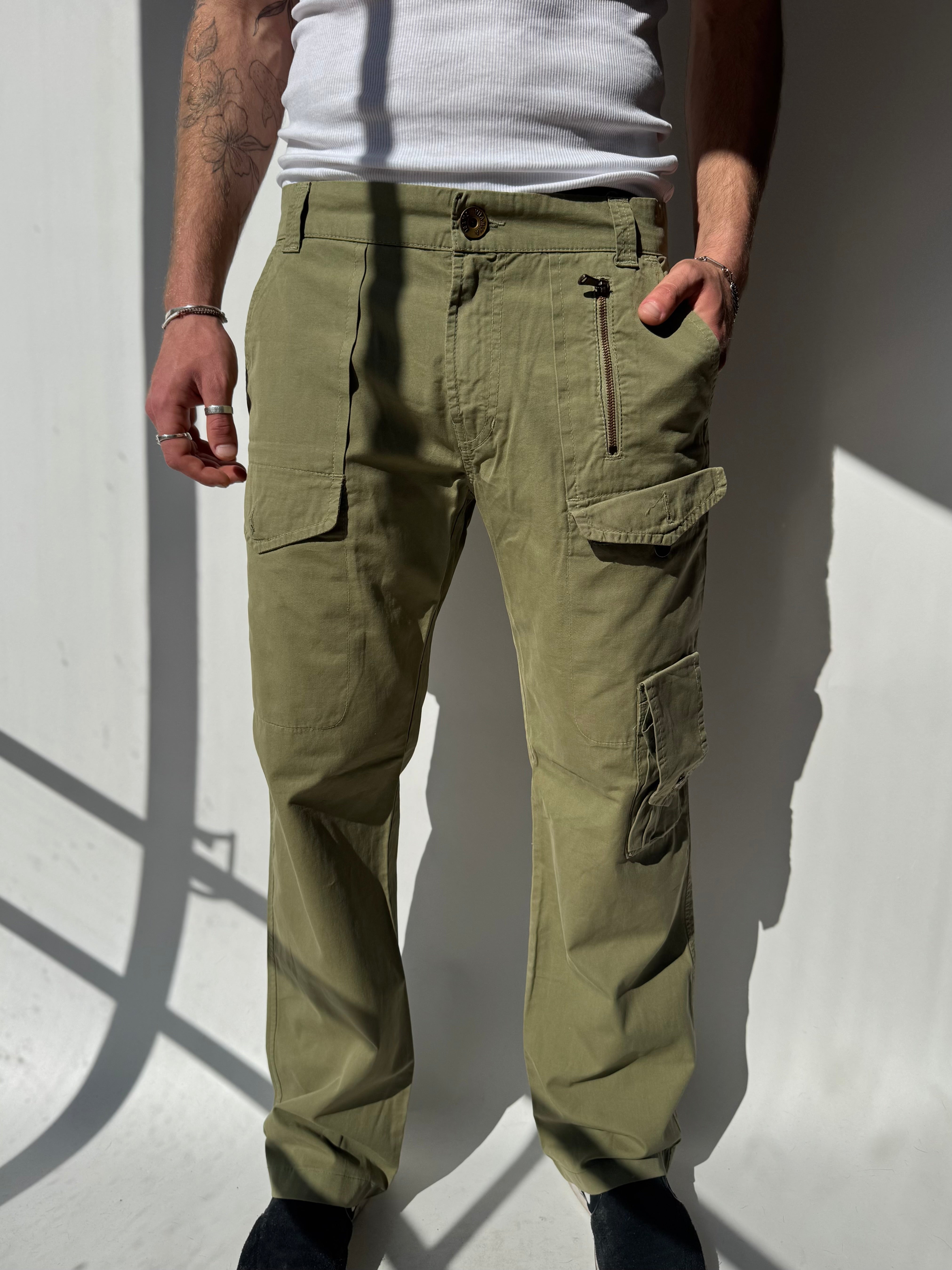 מכנסי דגמ״ח ירוקים (42)