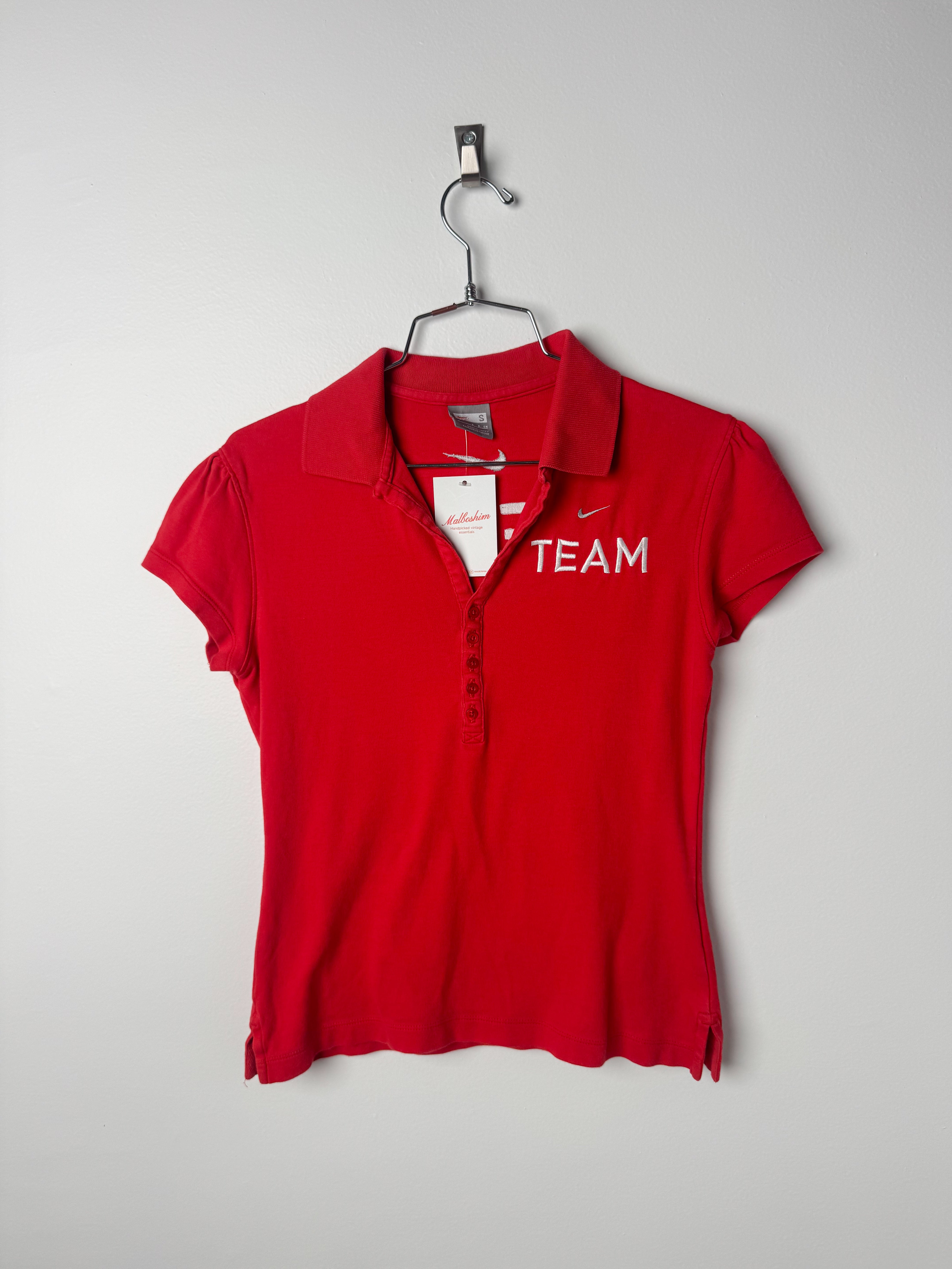 חולצת פולו אדומה NIKE (S)