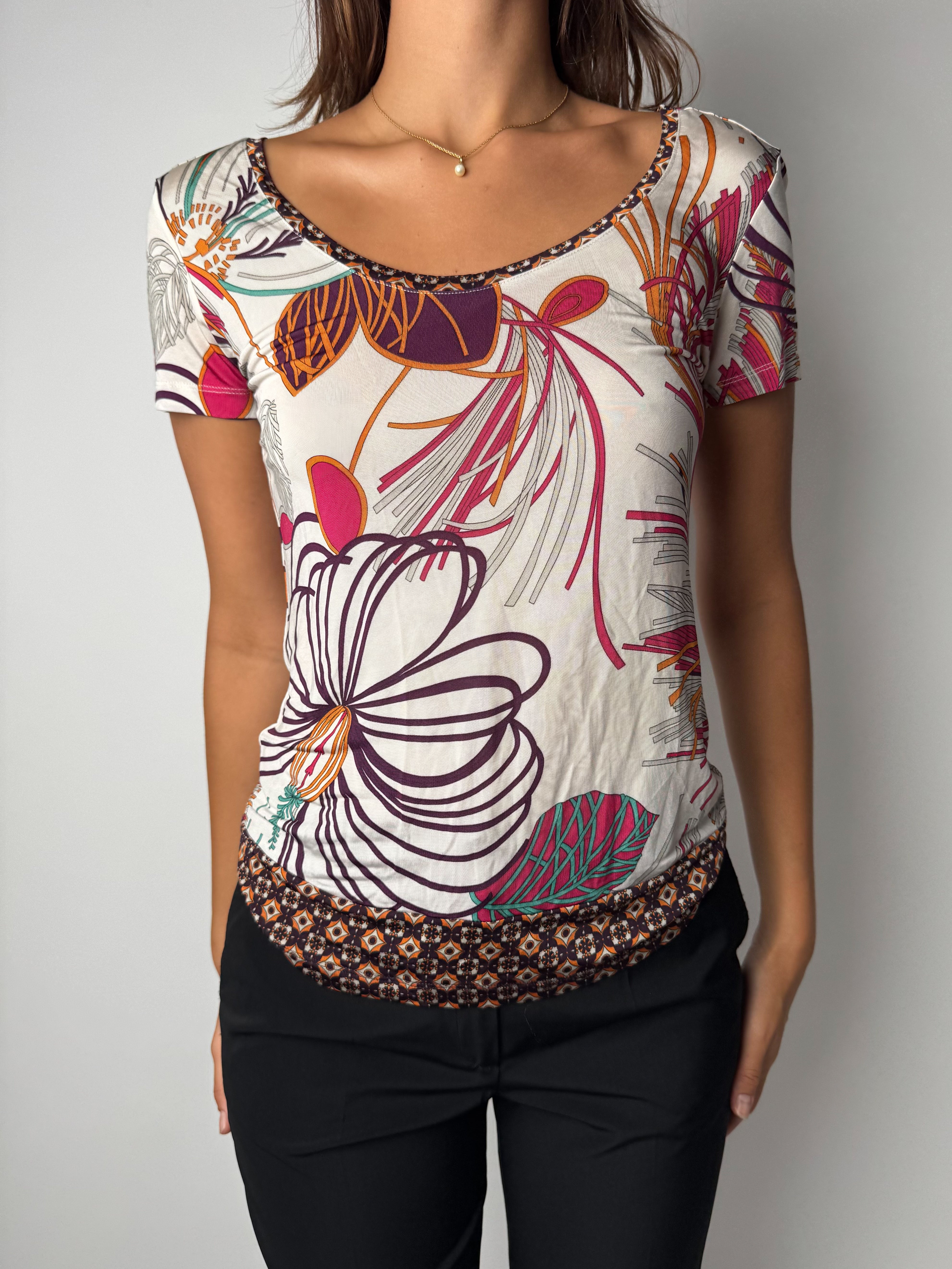 חולצה פרחונית (S)