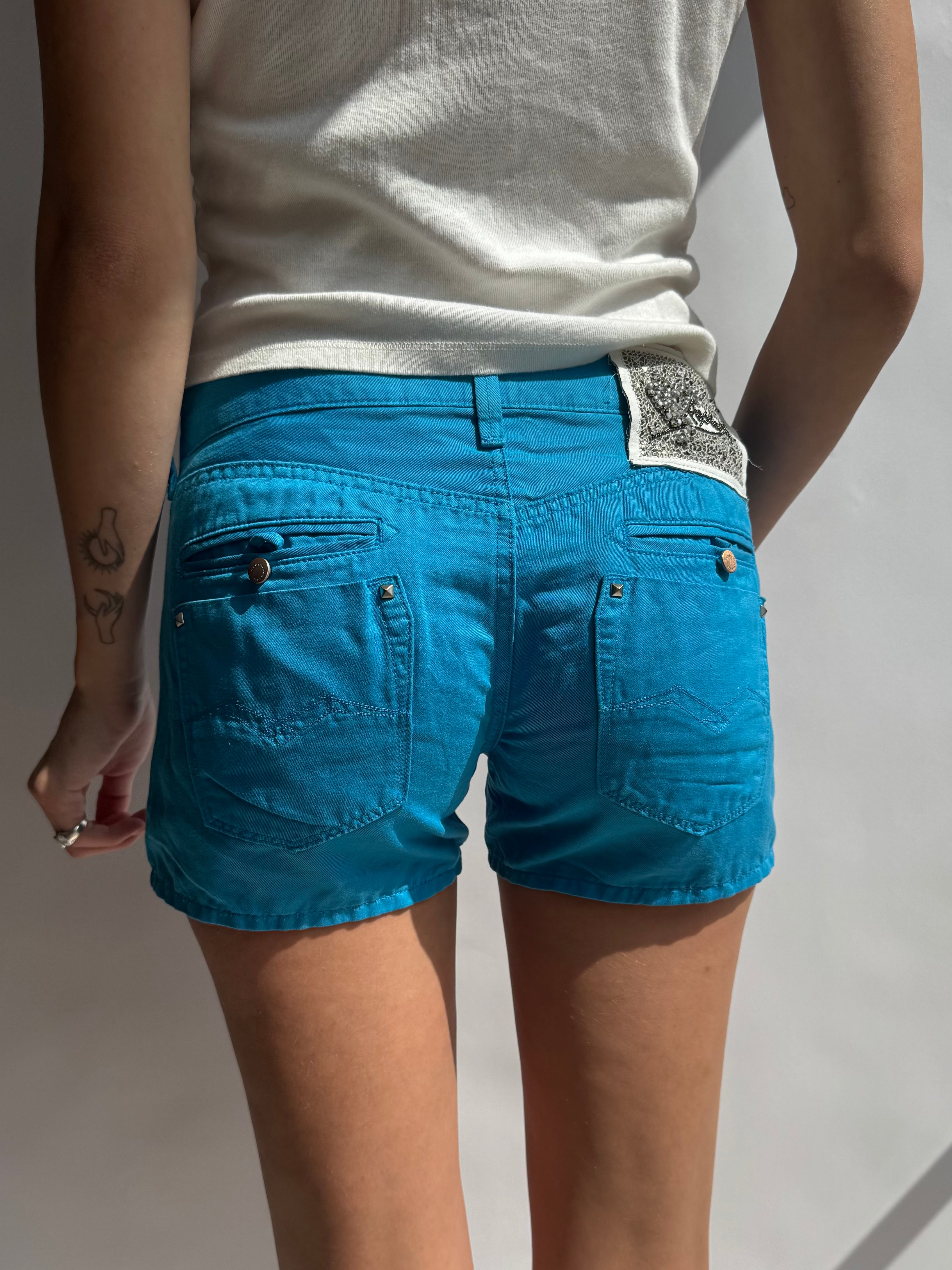 מכנסיים קצרים טורקיז Replay (36)