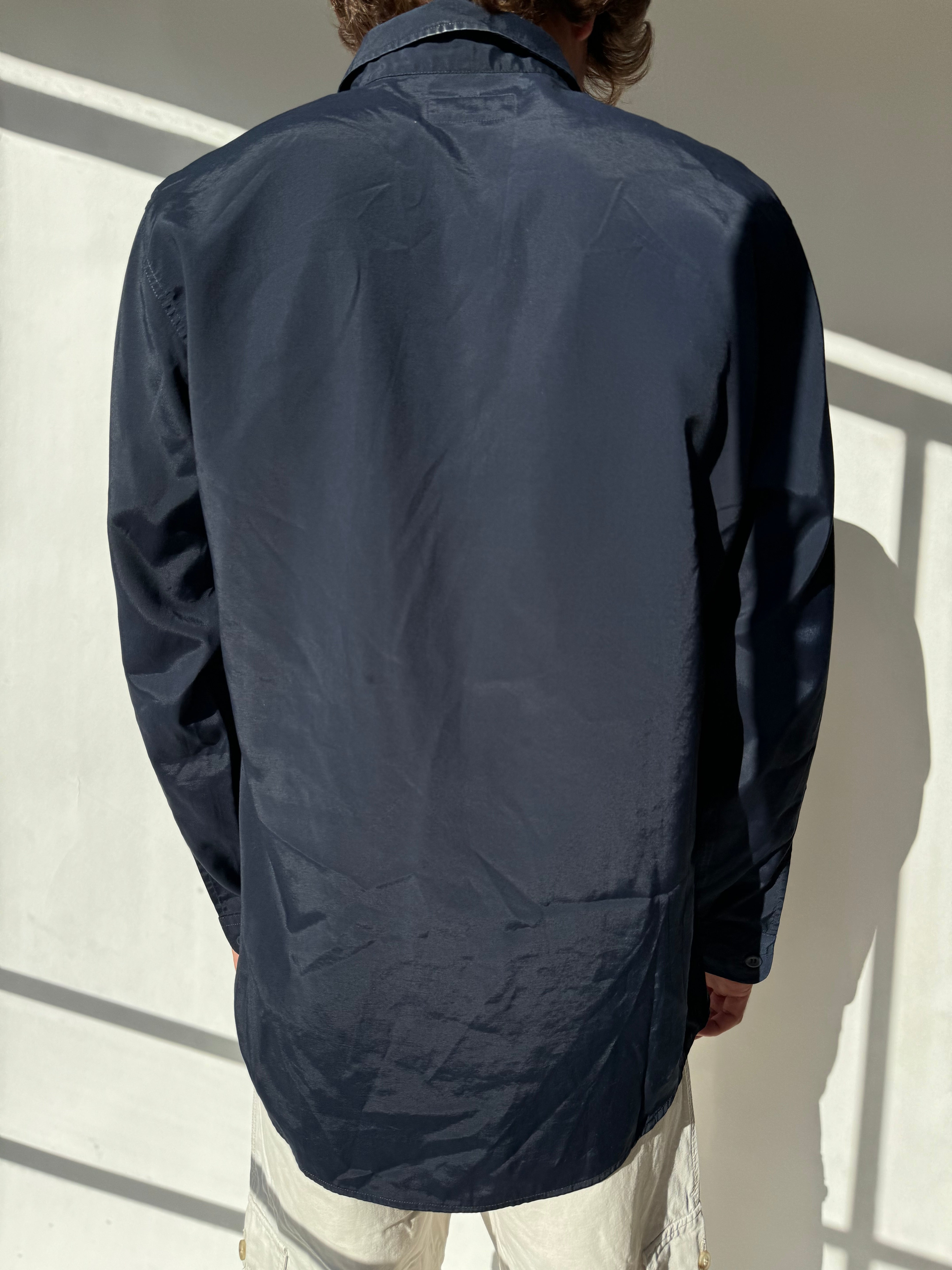 חולצה מכופתרת כחולה Armani Jeans (L)