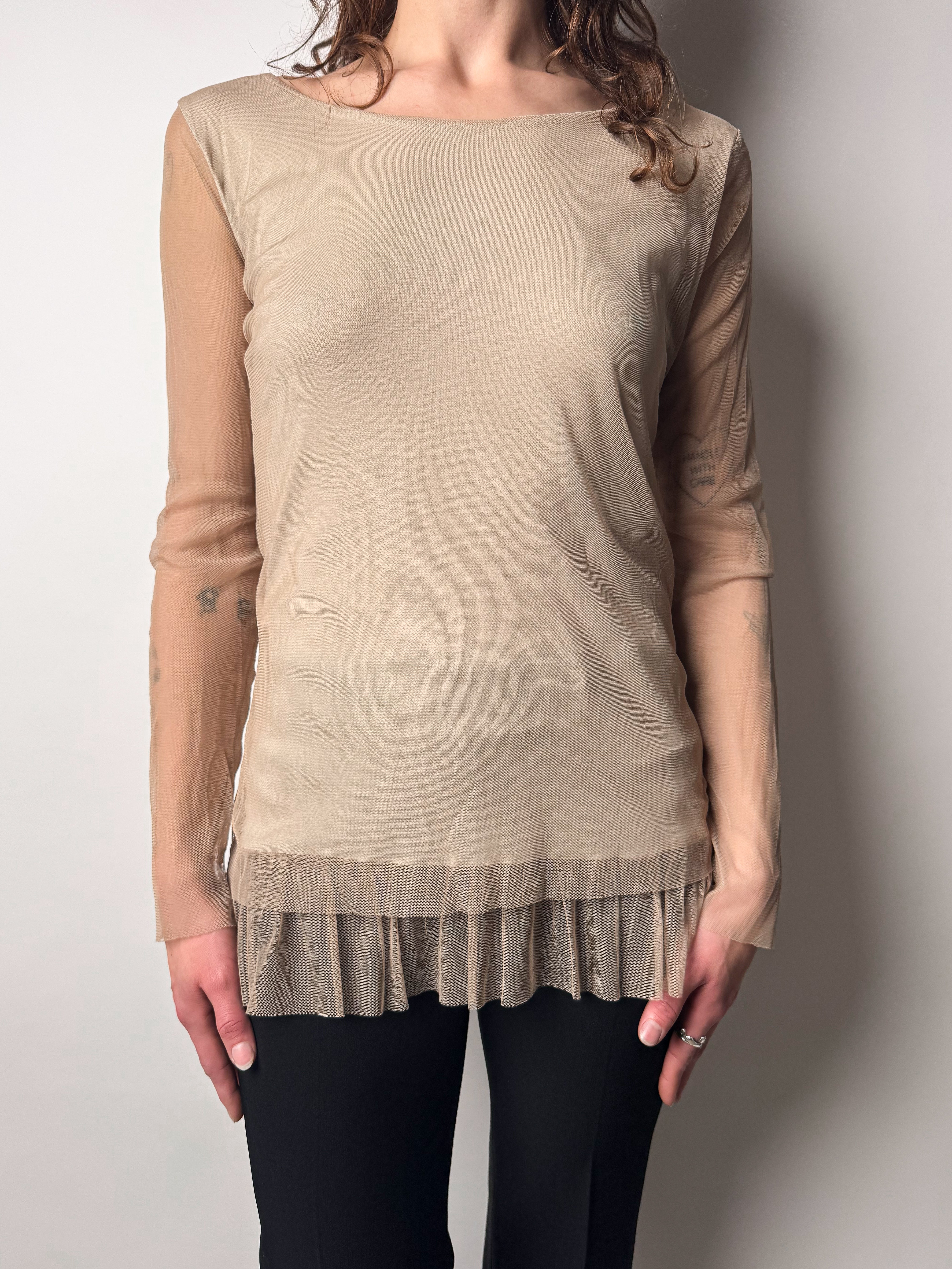 חולצת מש בז׳ (S-M)