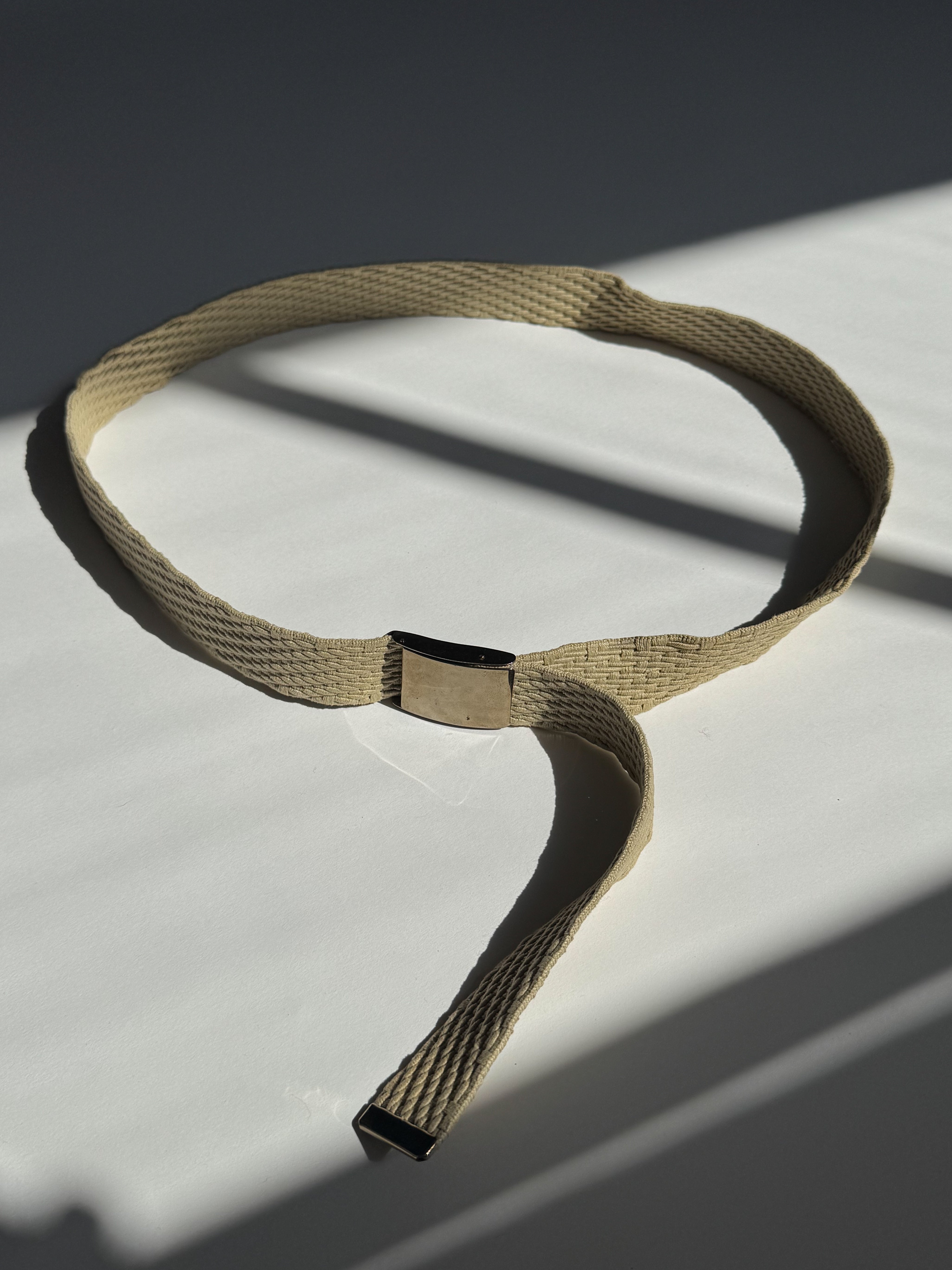 חגורת בד קלועה (36-42)