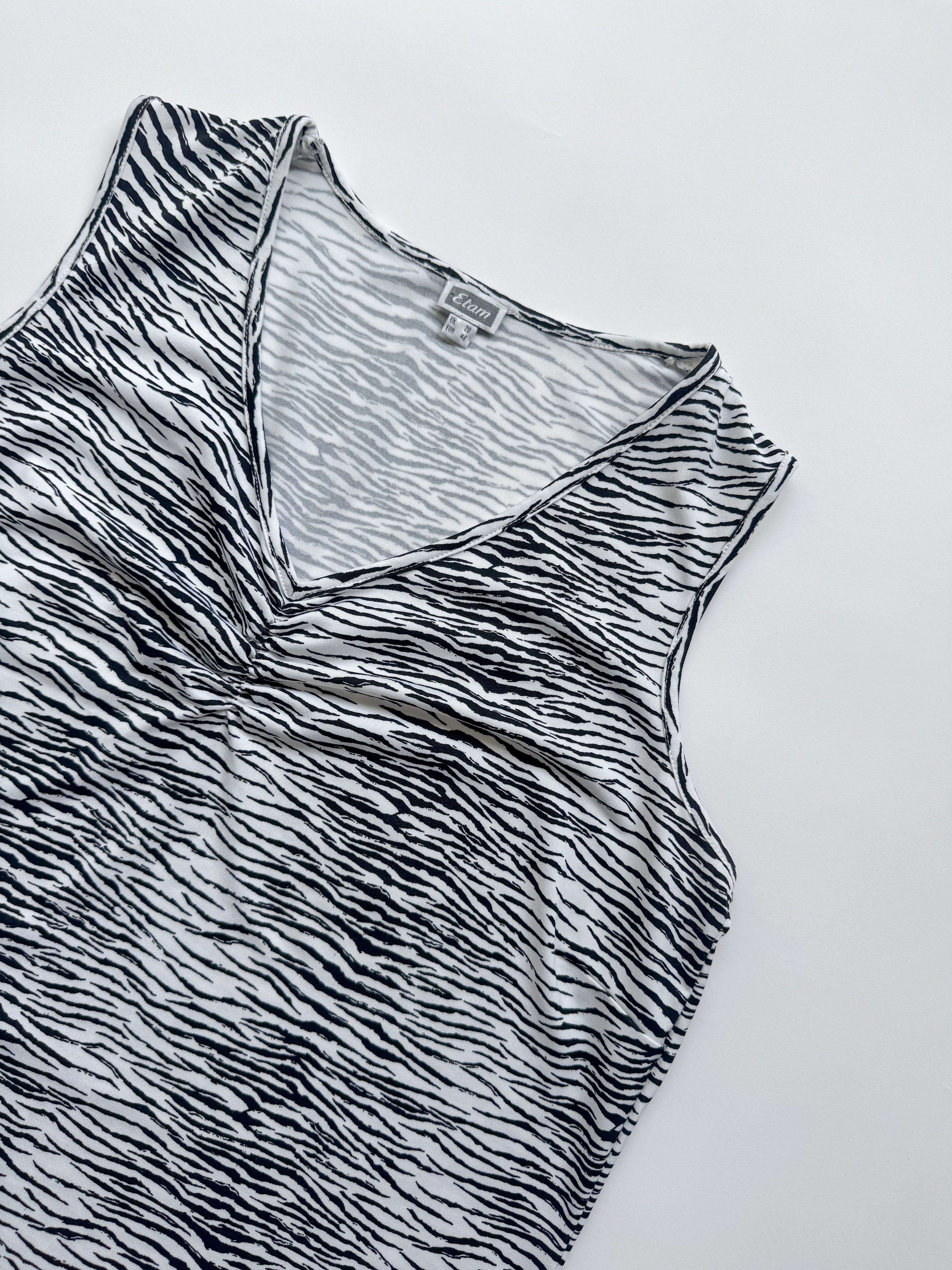 גופיה בהדפס זברה Etam (XL)