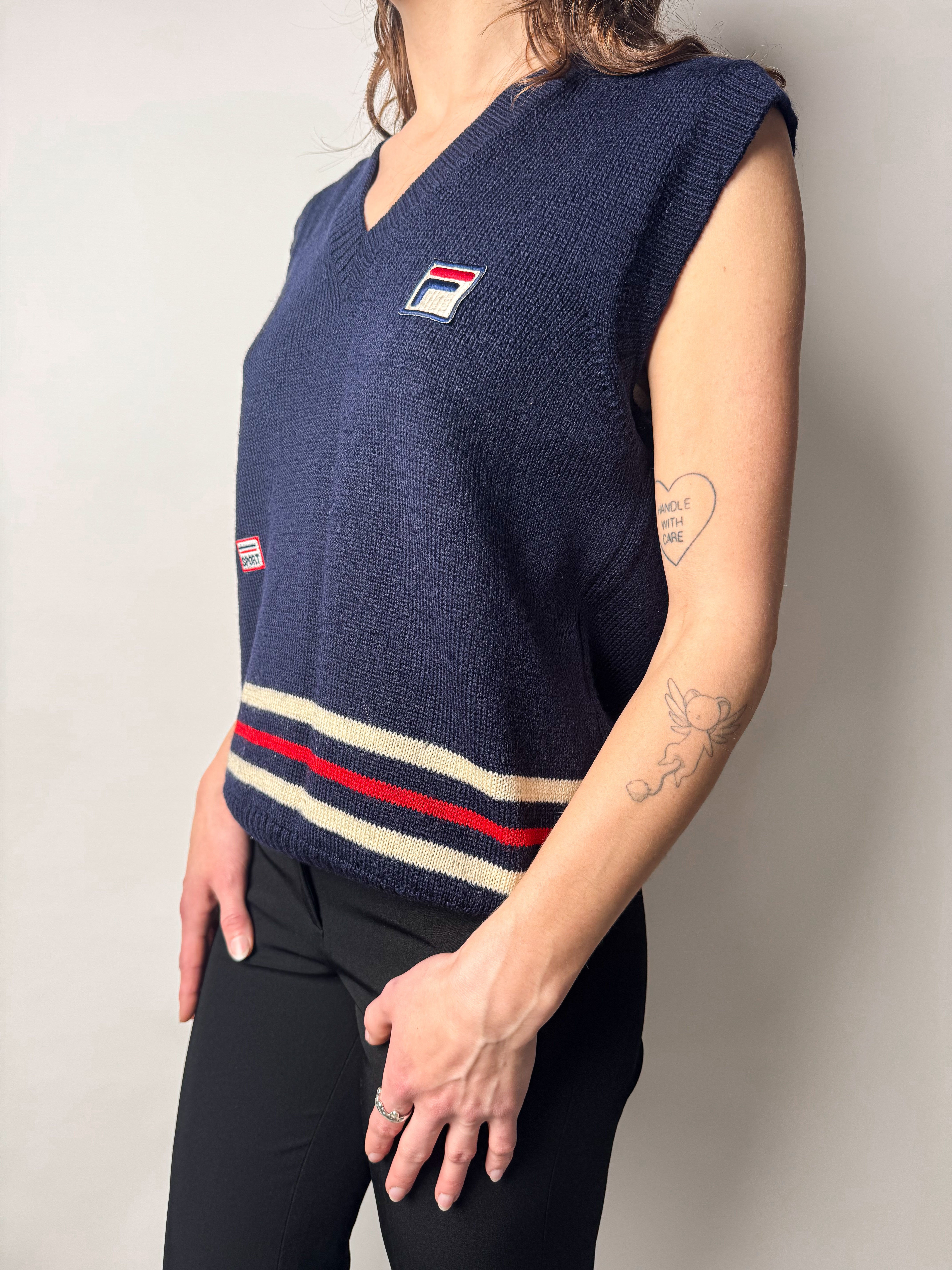 וסט צמר סרוג Fila (M)