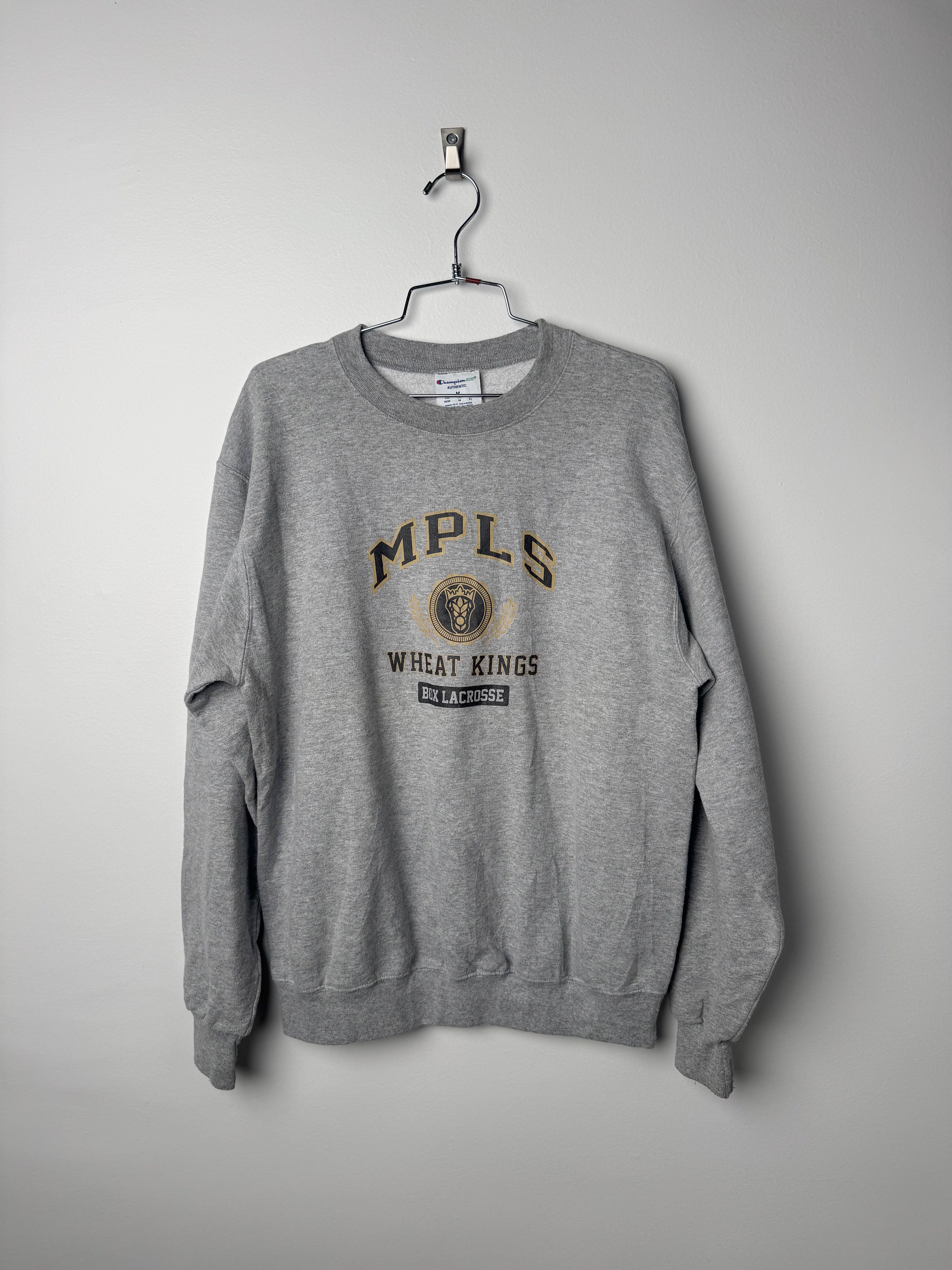 סווטשרט כותנה אפור בהדפס Champion (M)