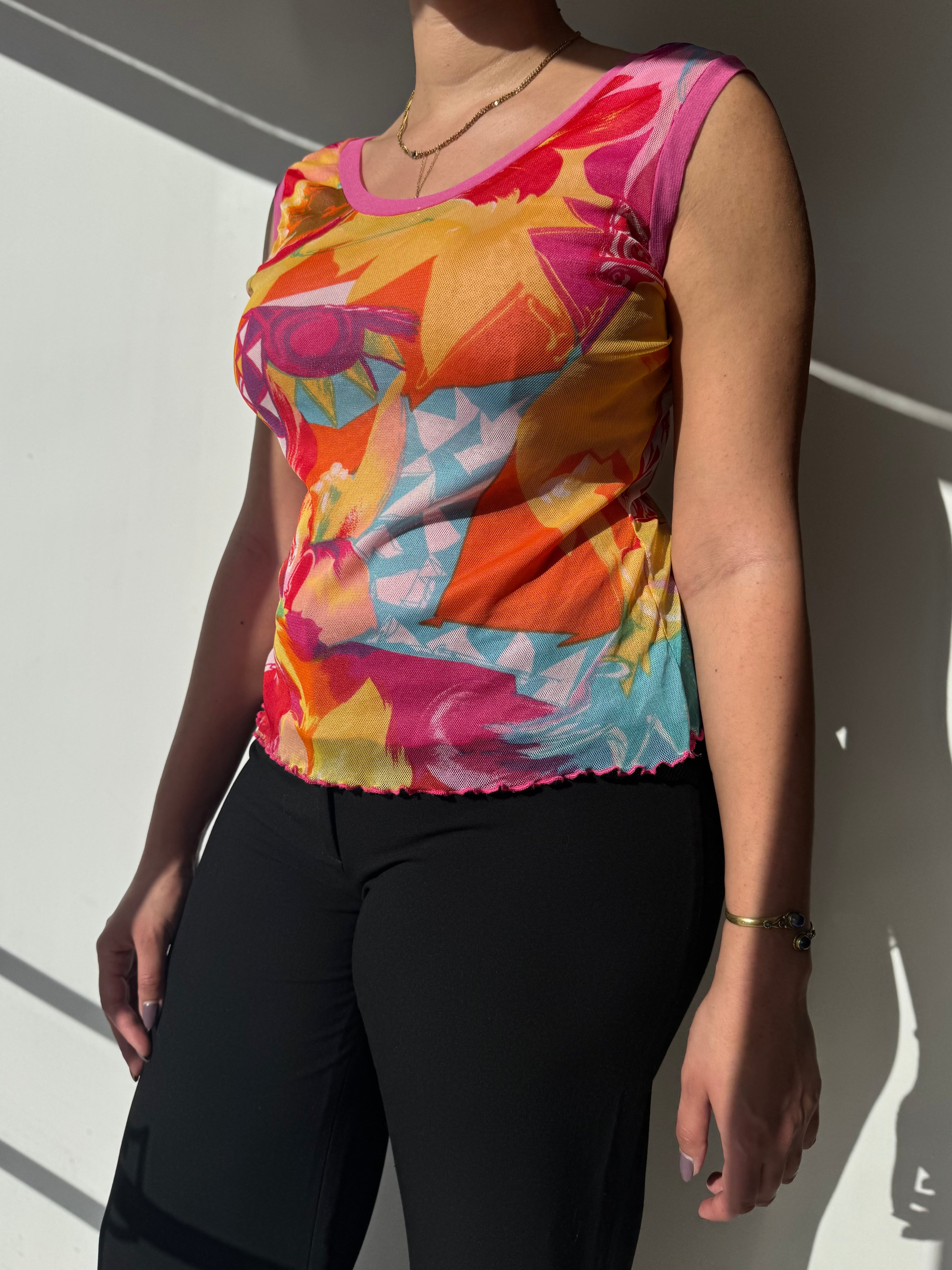 גופיית מש צבעונית (L)