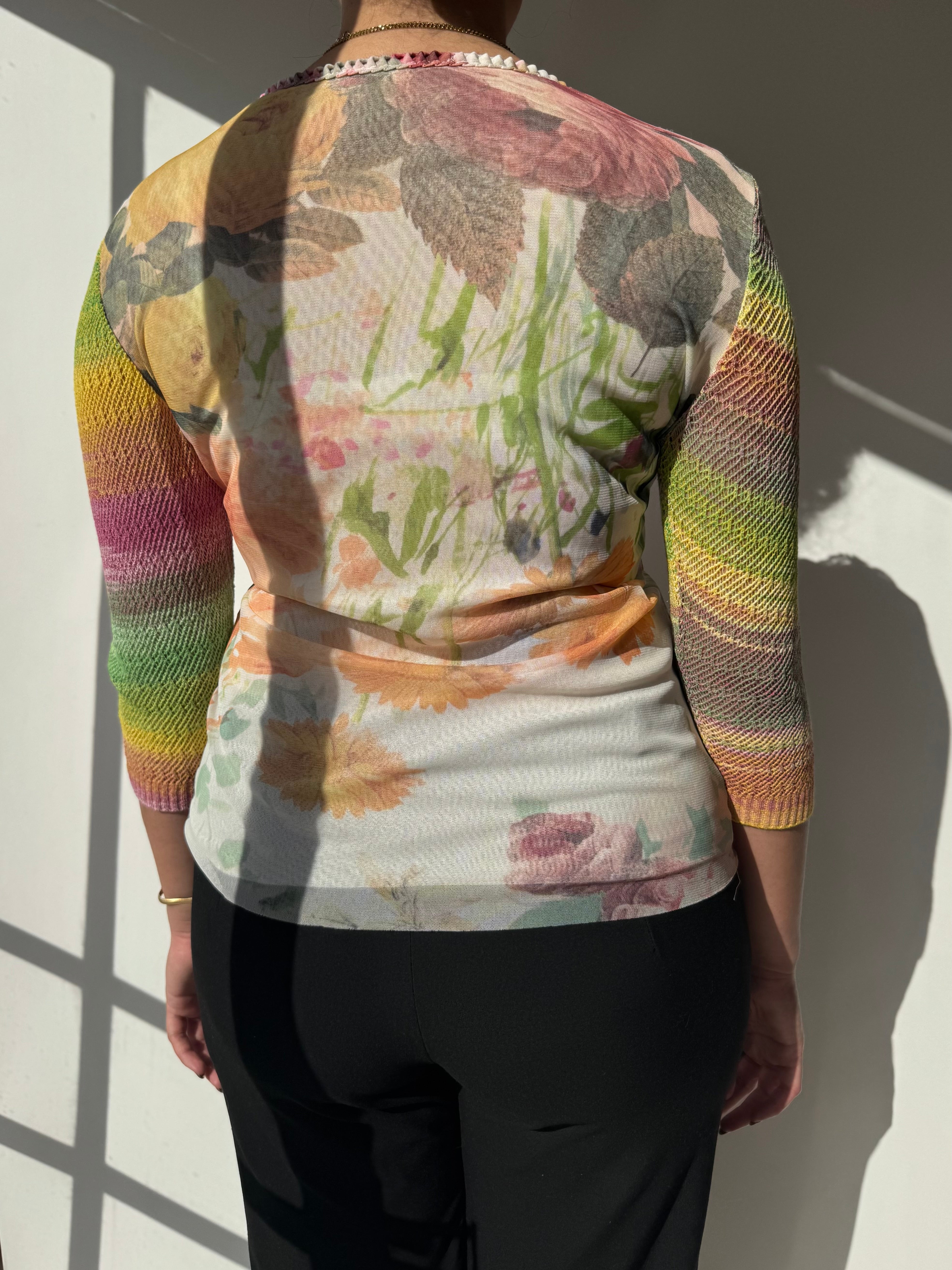 (L) חולצת מש בסגירת רוכסן