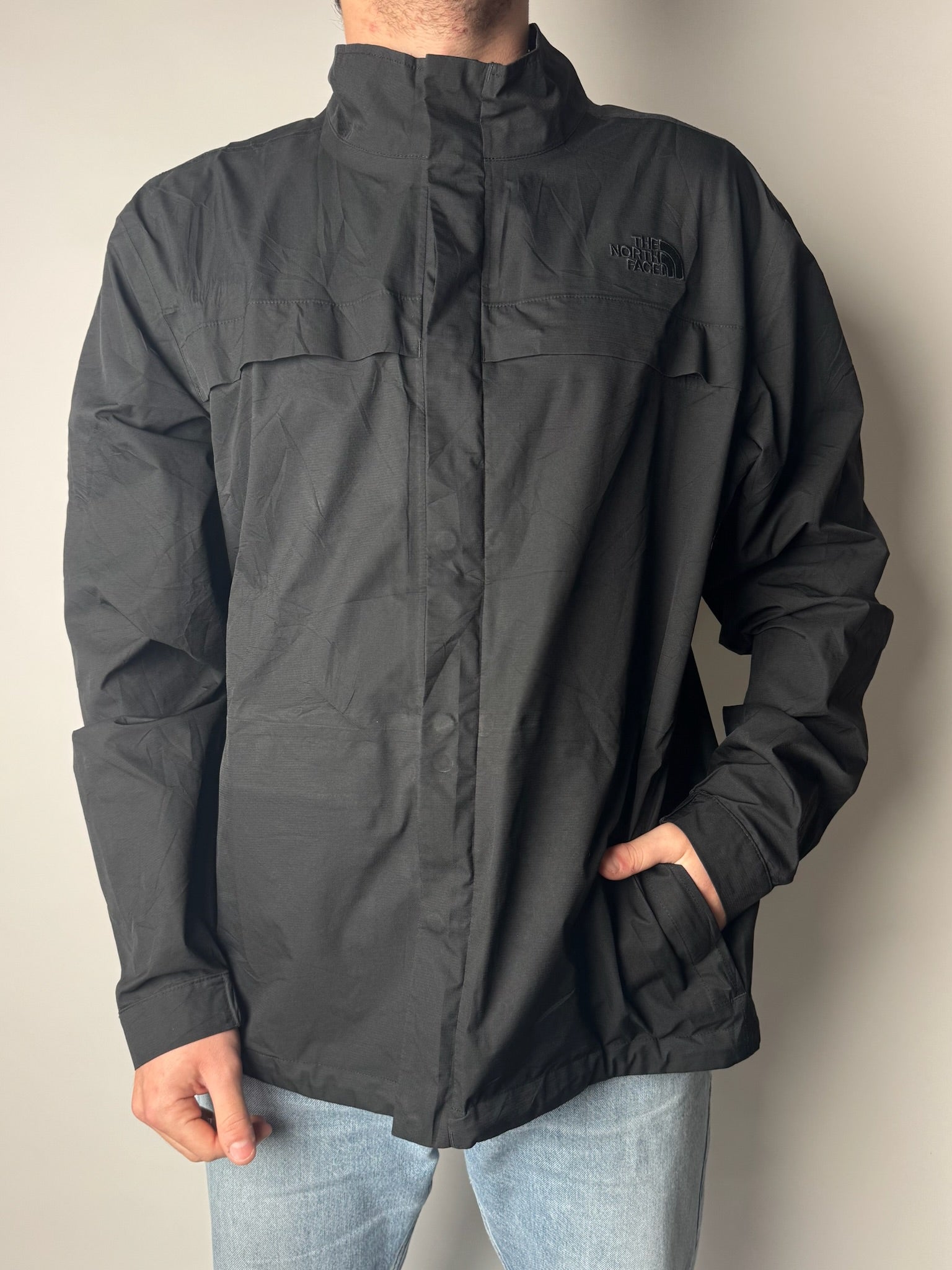 מעיל רוח שחור The North Face (XL)