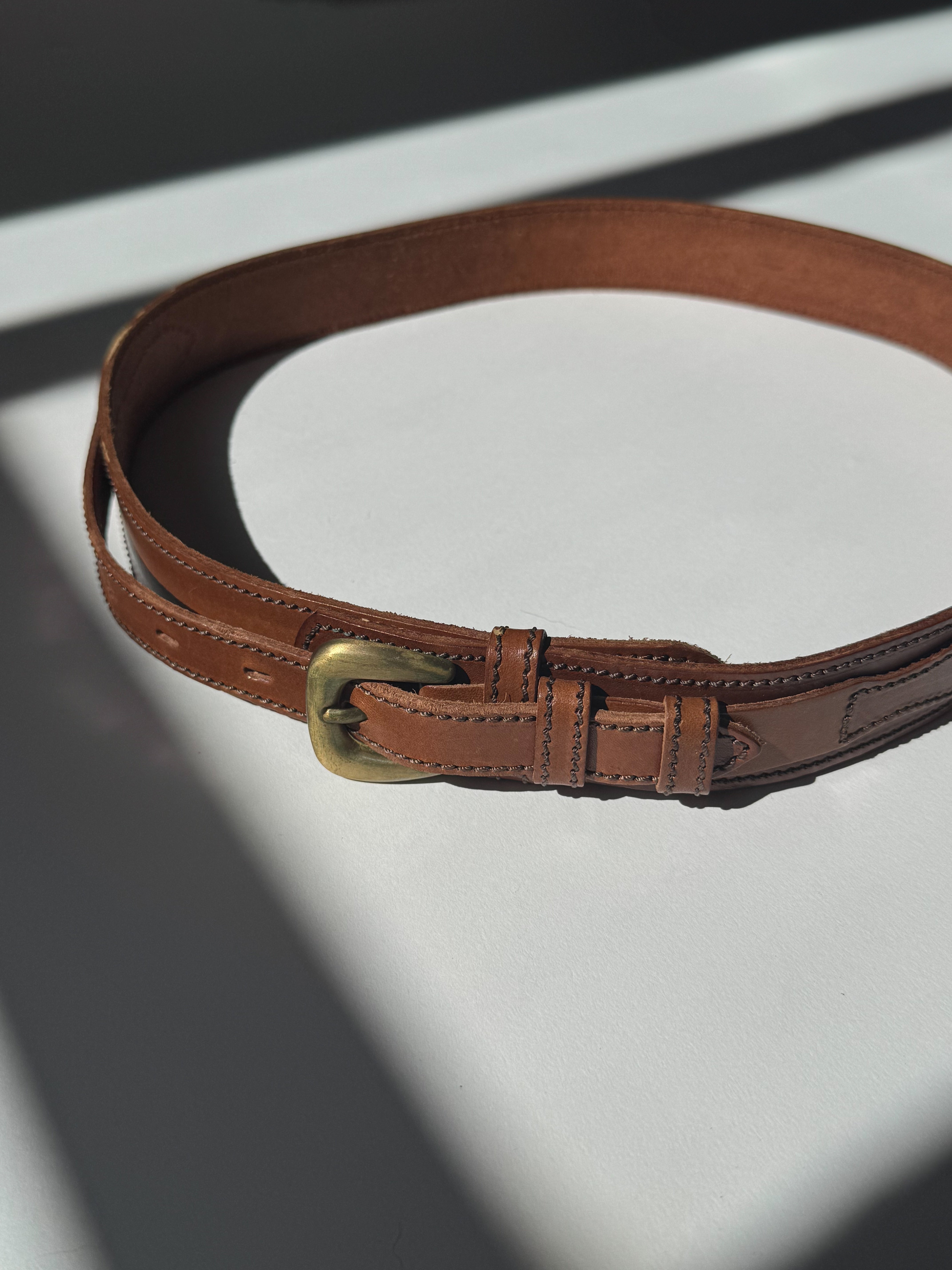 חגורת עור חומה (34)