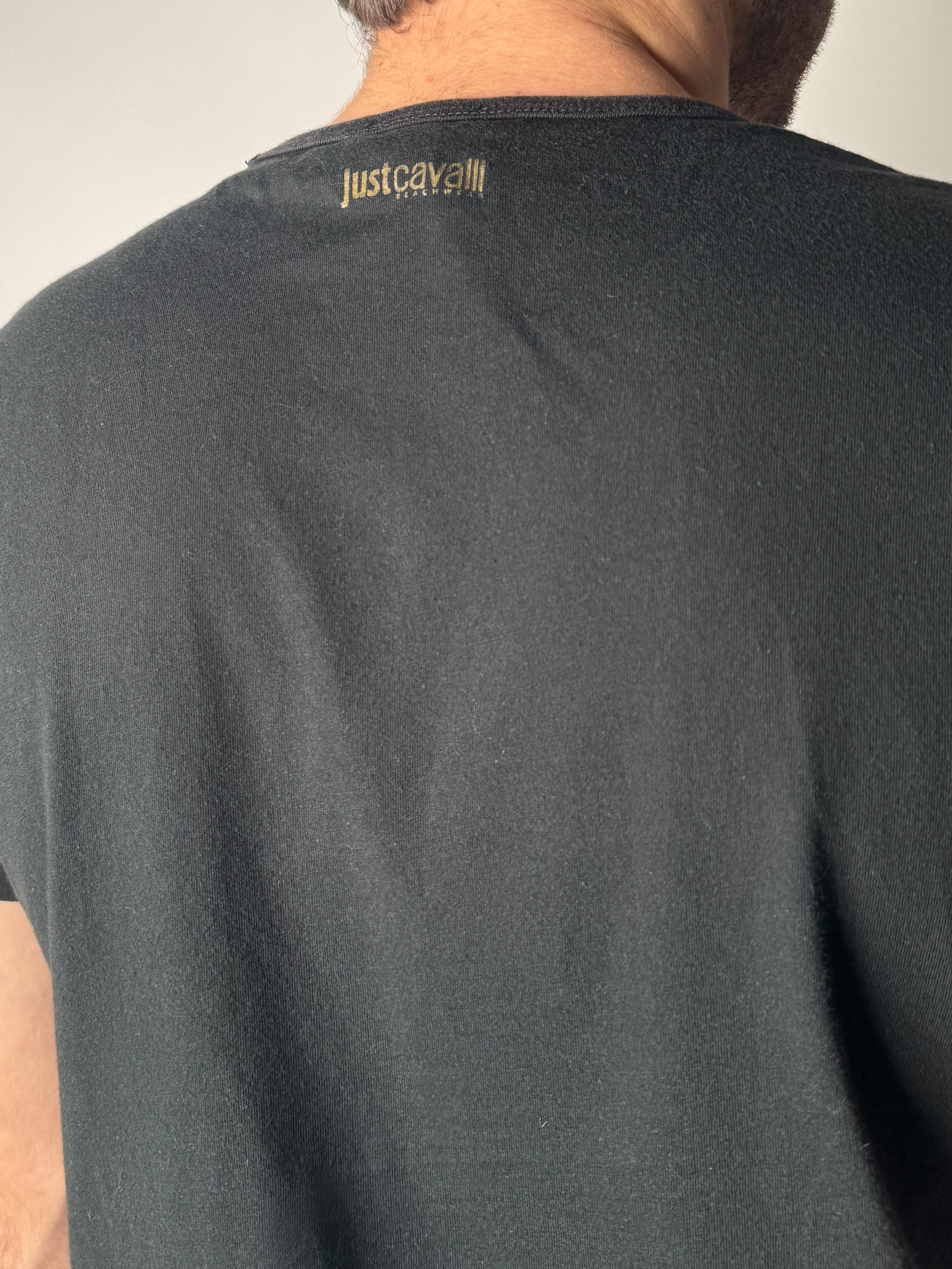טי שרט בהדפס Cavalli (XL)