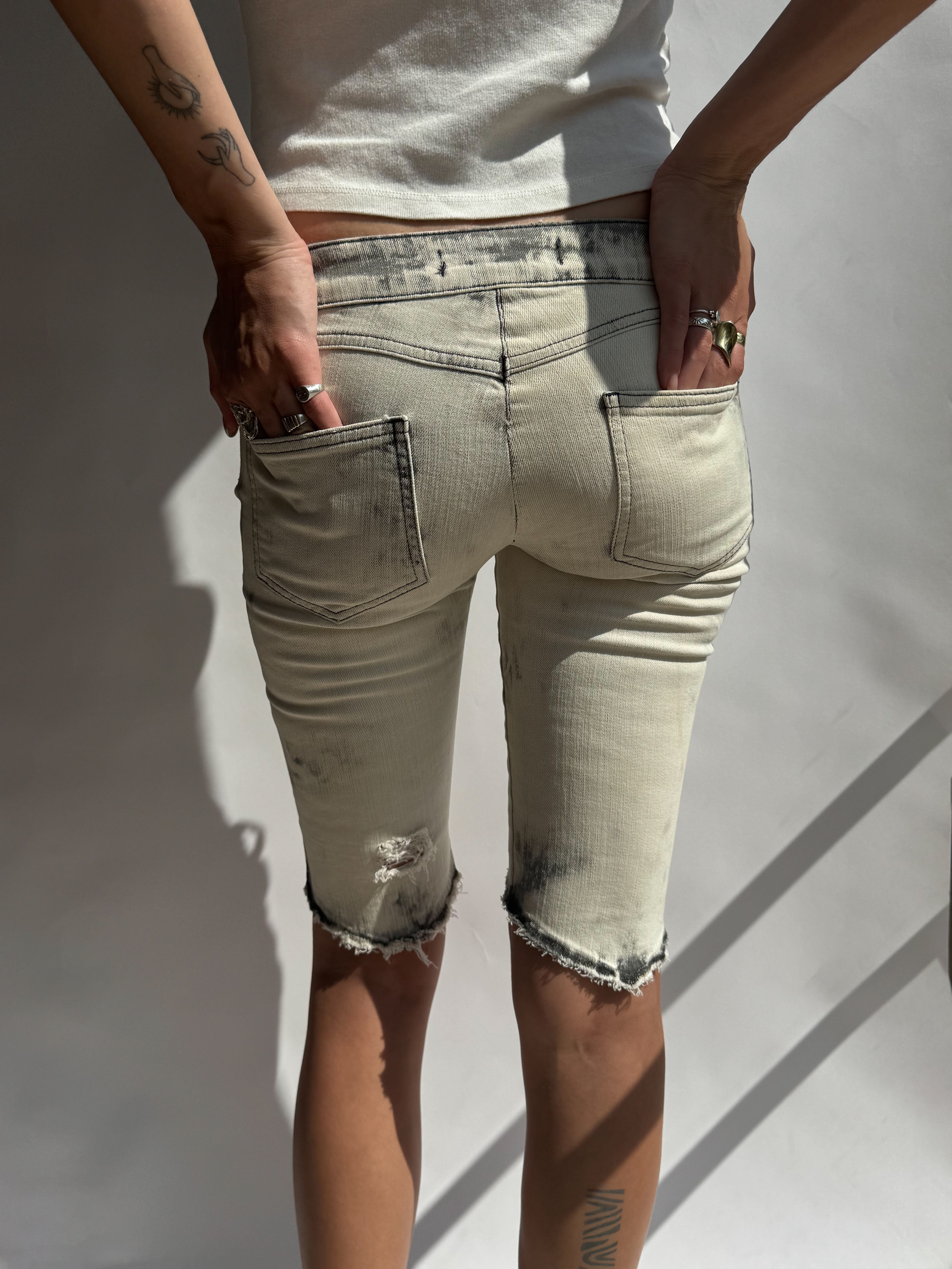 ג׳ינס ווש קצר Cavalli (34)