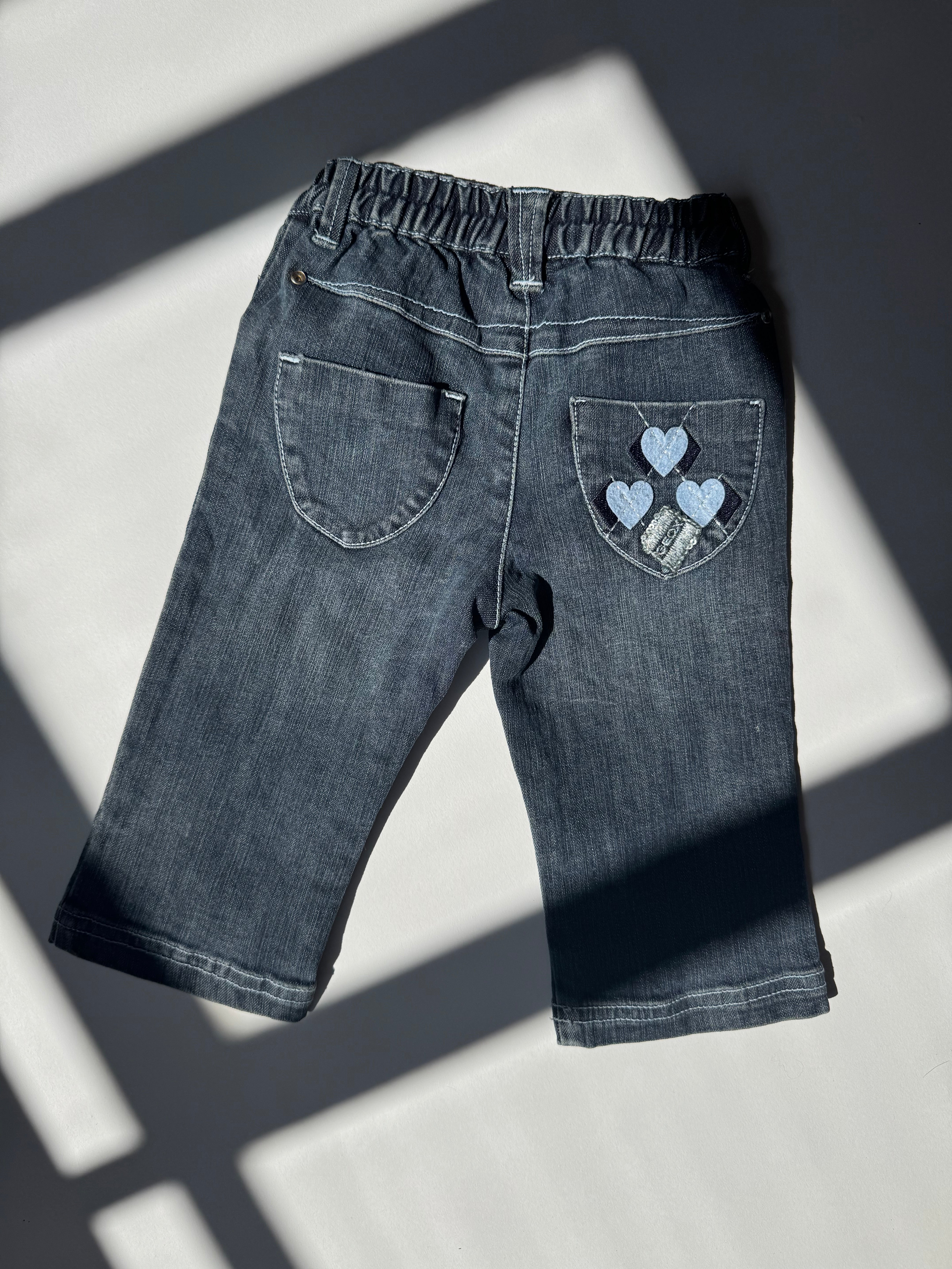 ג׳ינס בשילוב קורדרוי (6-9 חודשים)