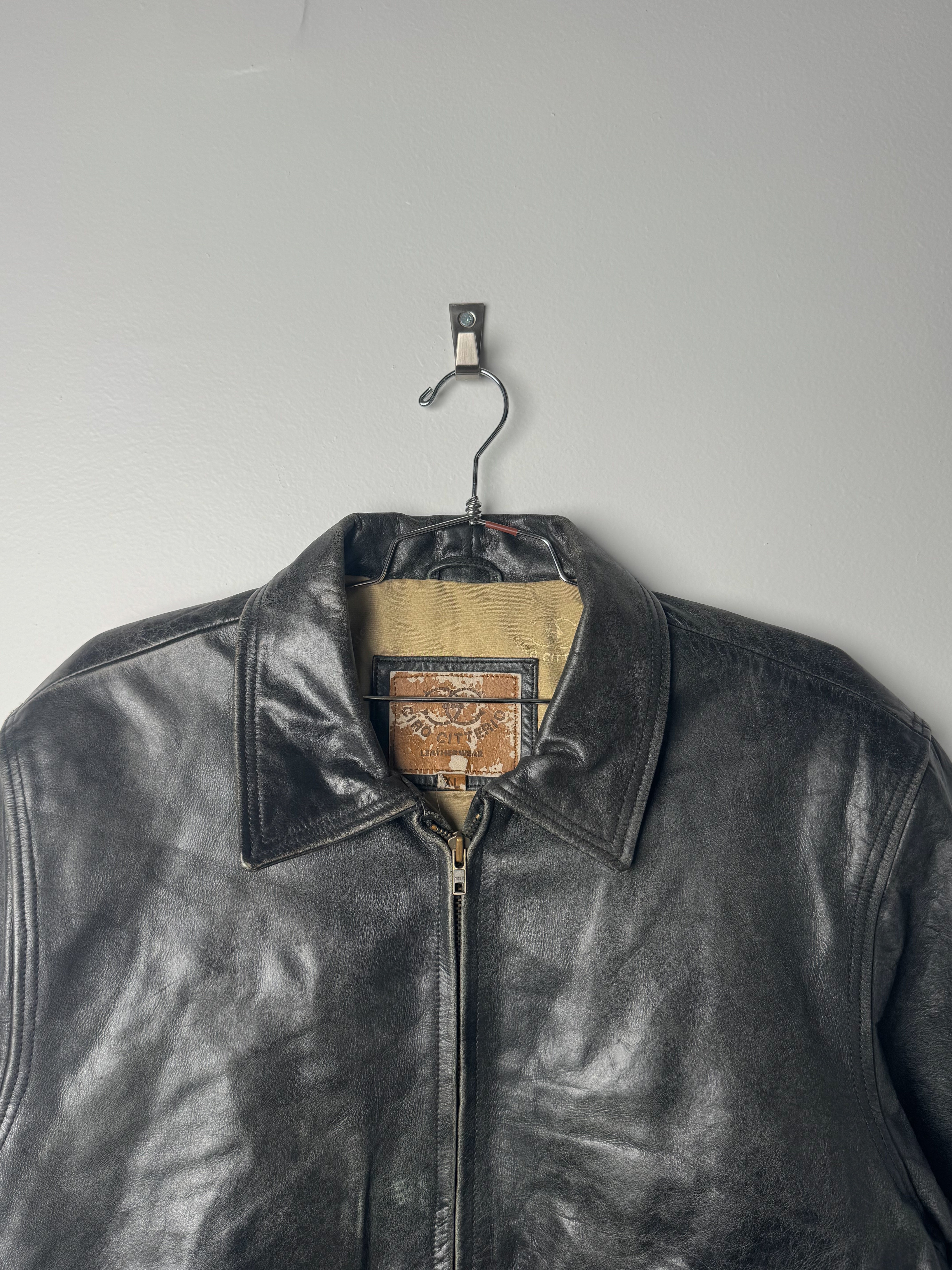 מעיל טייסים עור (XL)