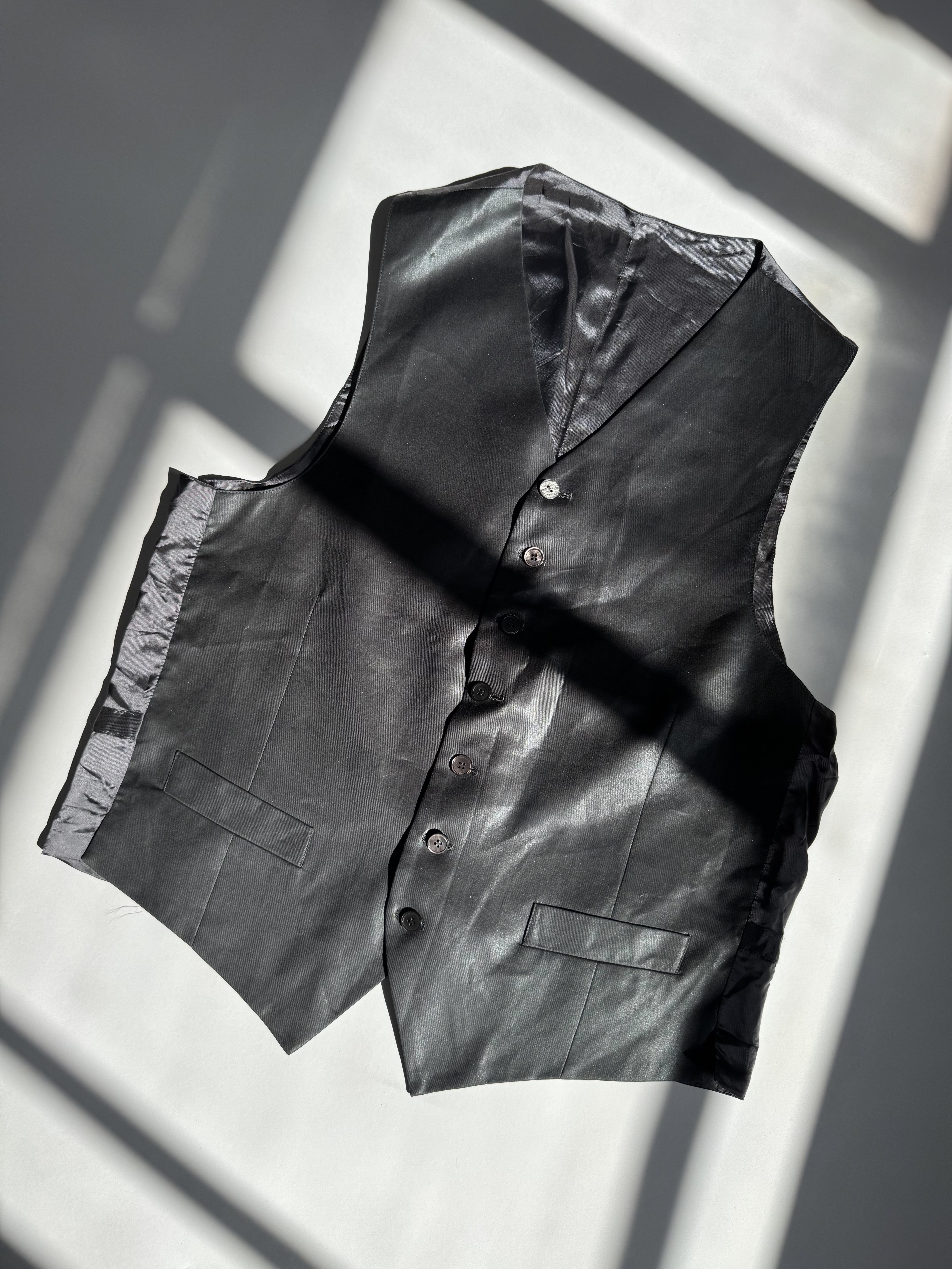 וסט מחויט אפור (M)