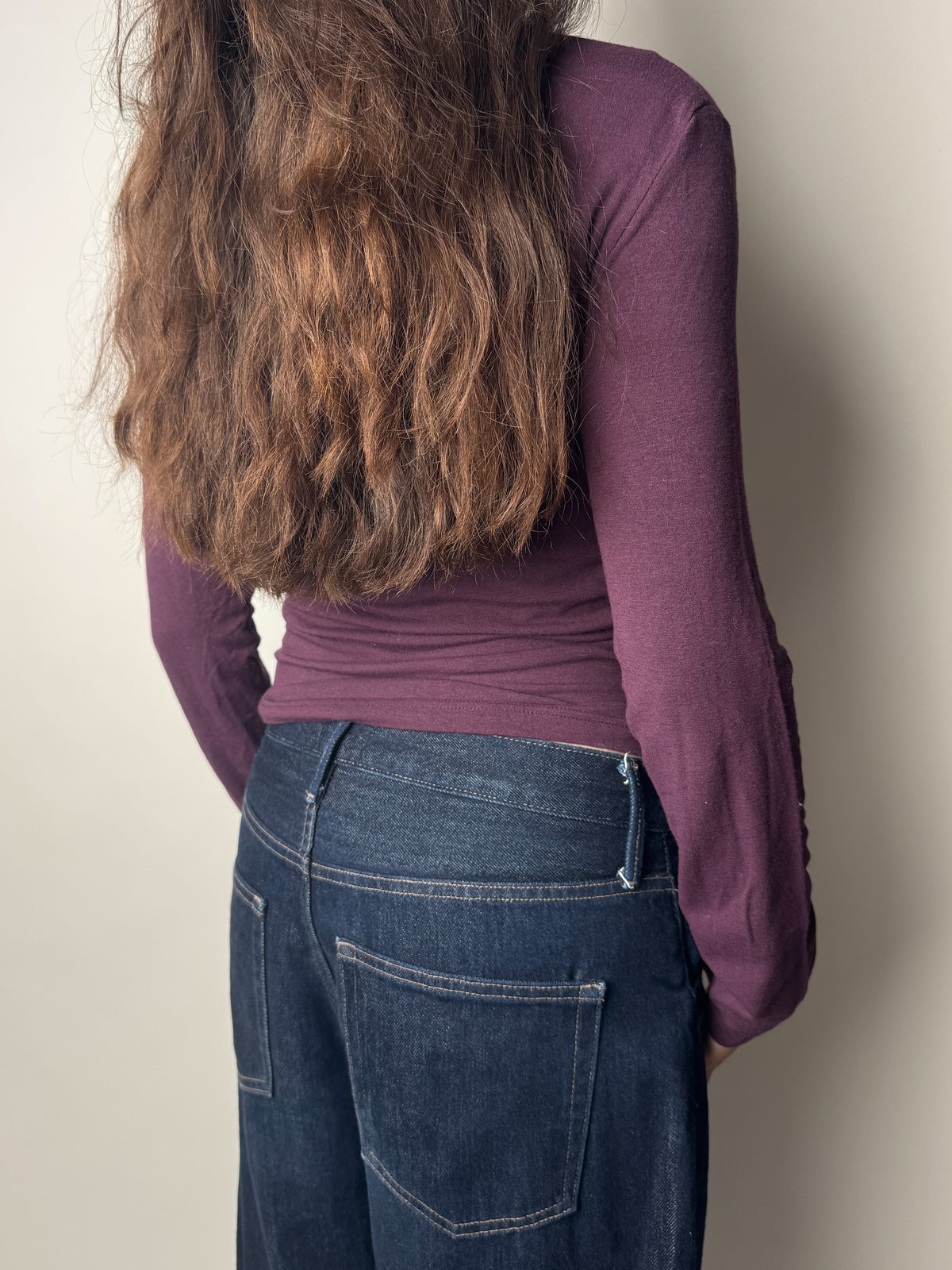 חולצה סגולה מפתח סירה (M)