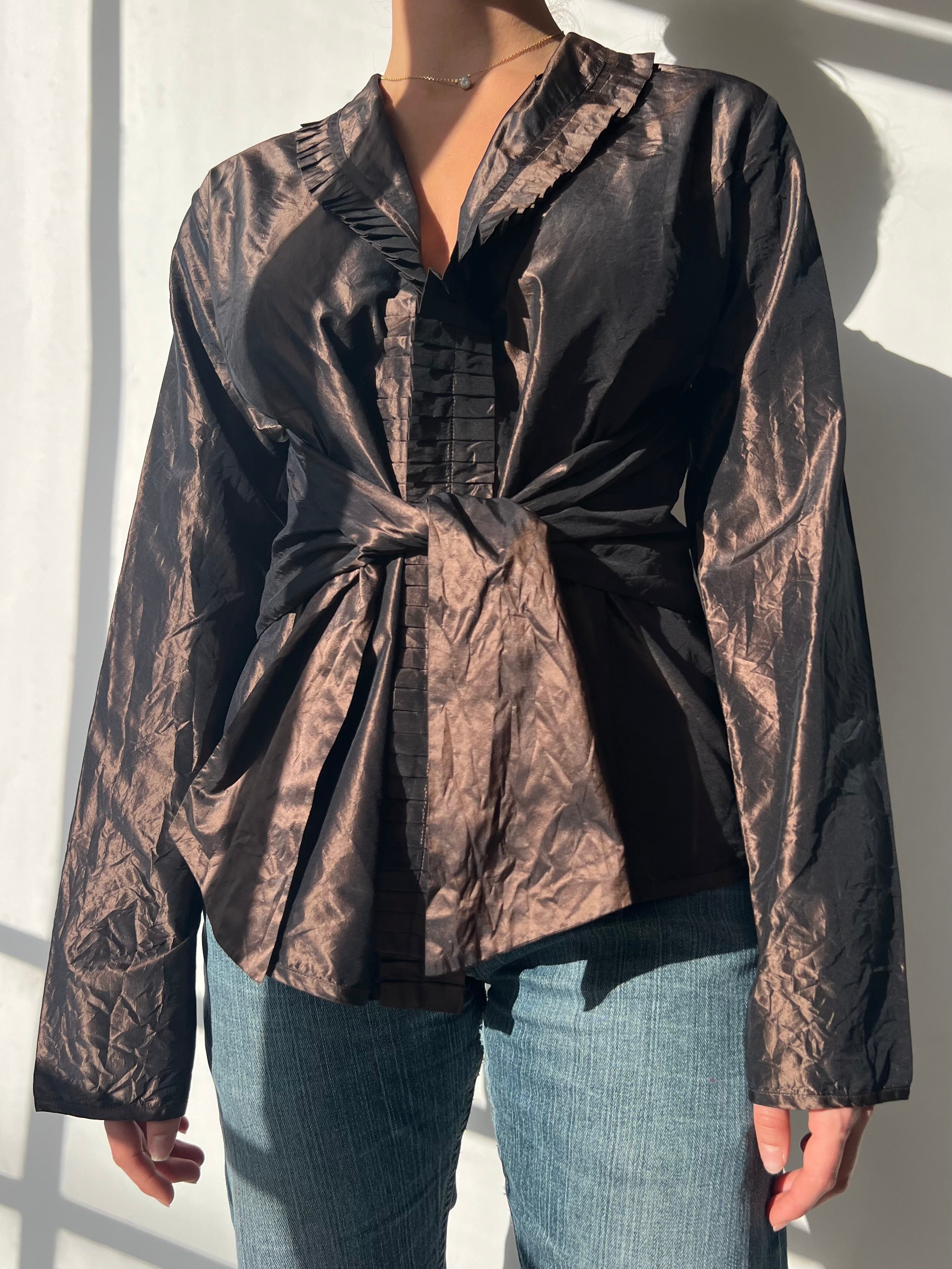 חולצת קשירה משי Etro (L)