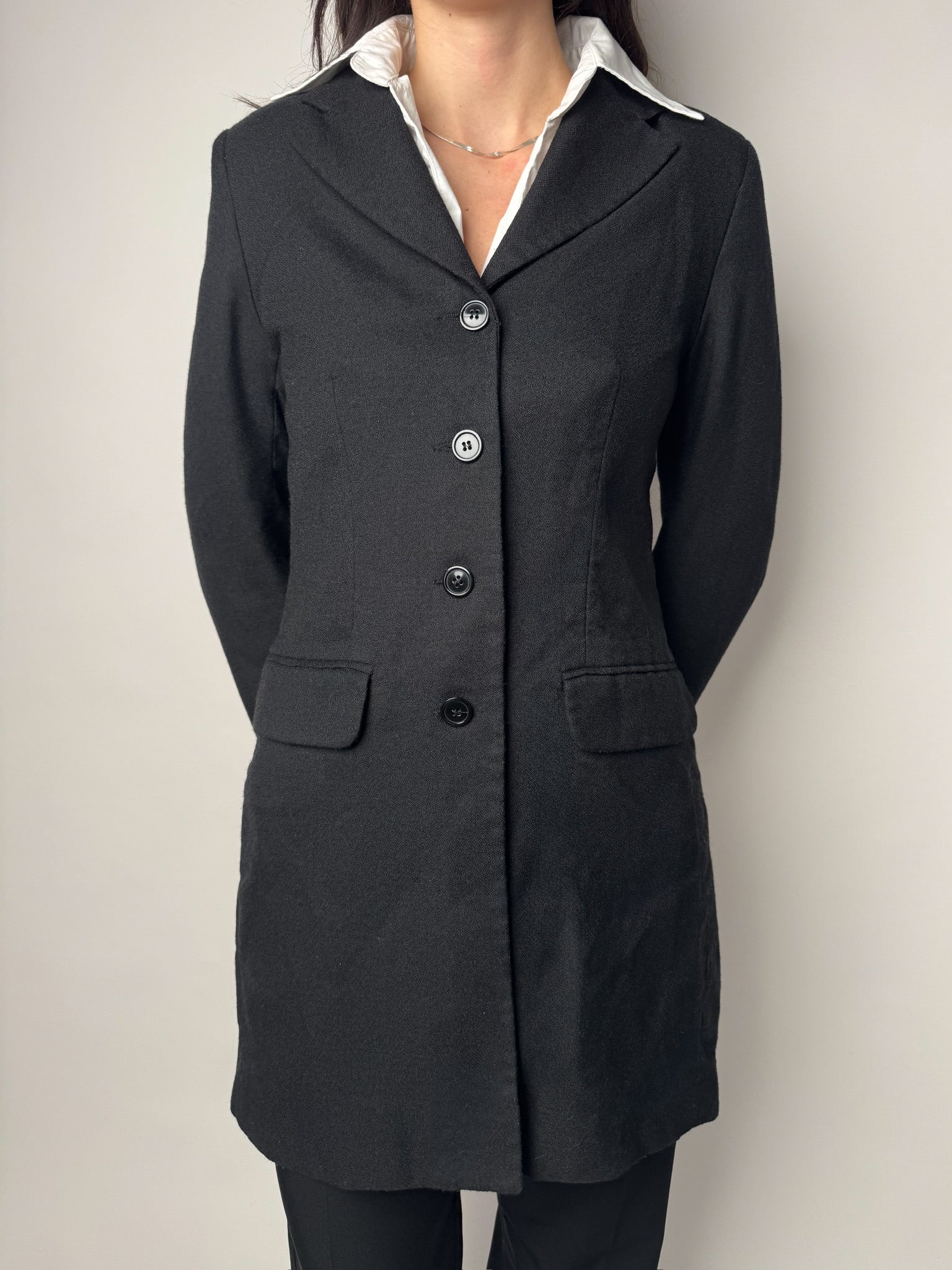 מעיל מחויט ארוך (S-M)