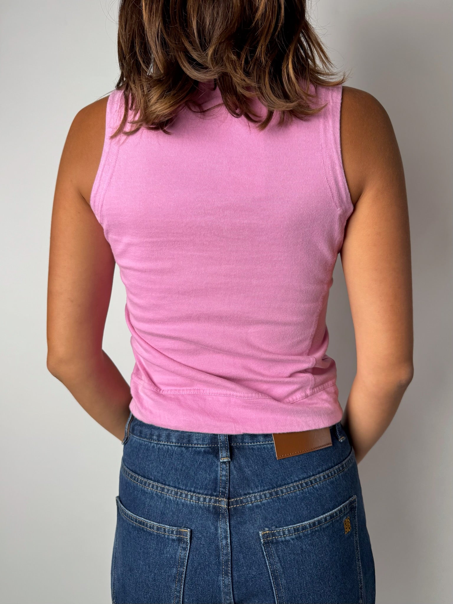 גופיית כותנה ורודה Champion (S)