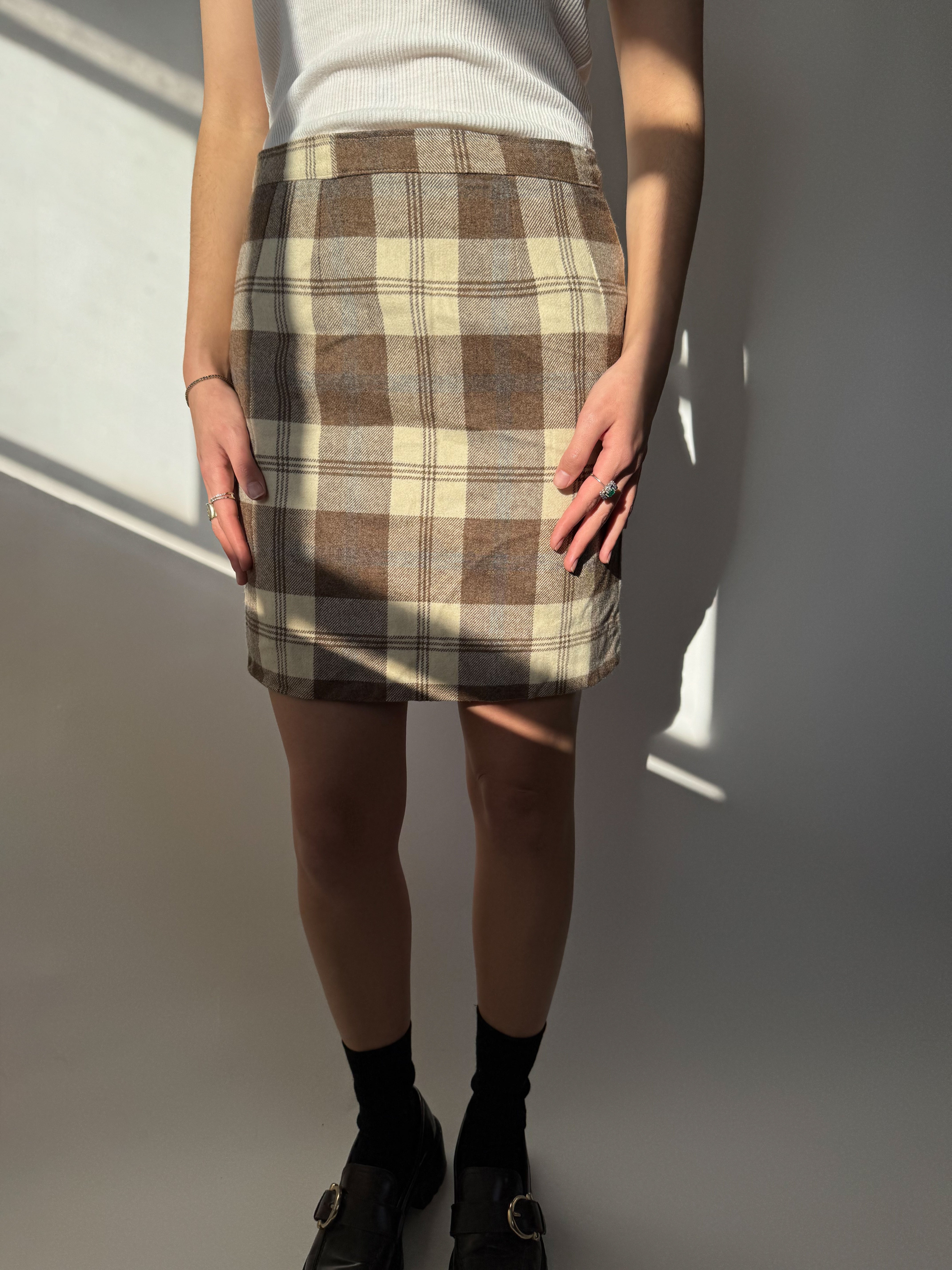 חצאית מיני משבצות טארטן (34)