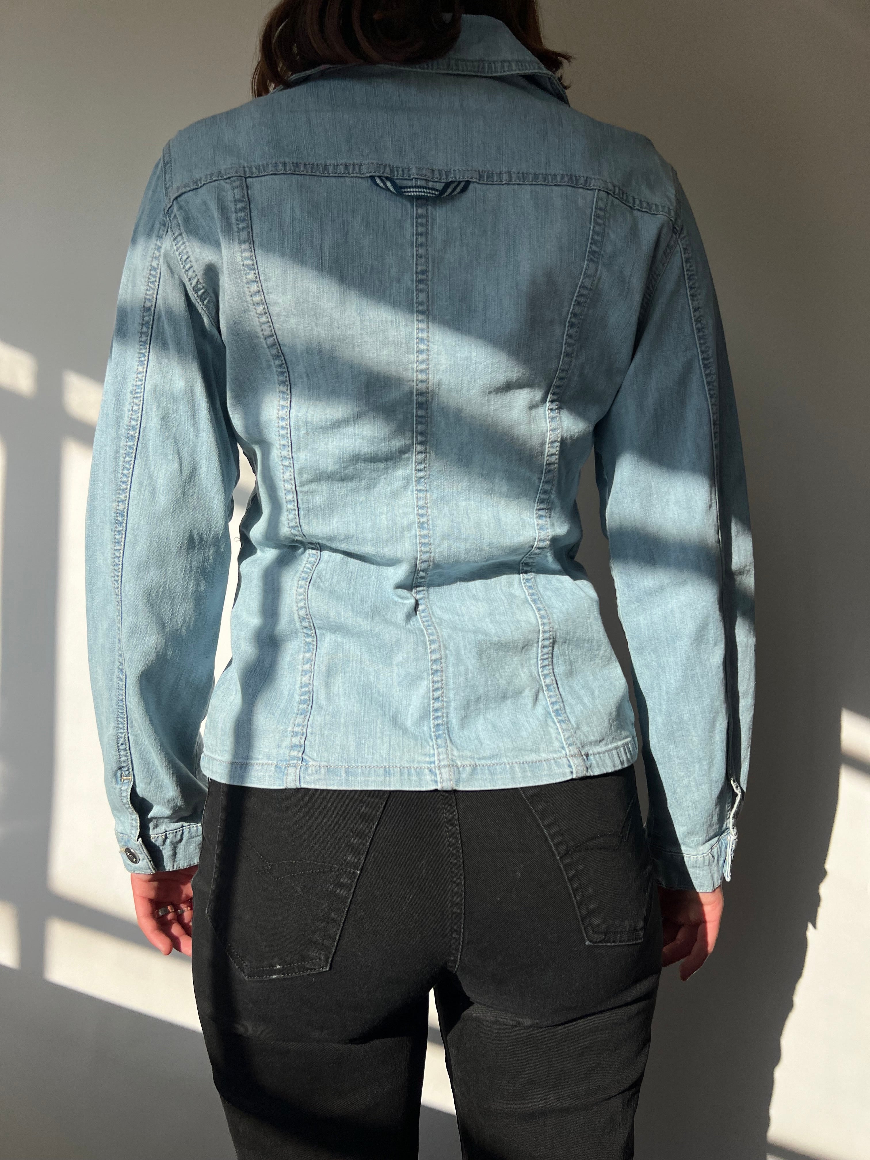 ג׳קט ג׳ינס בהיר (M)