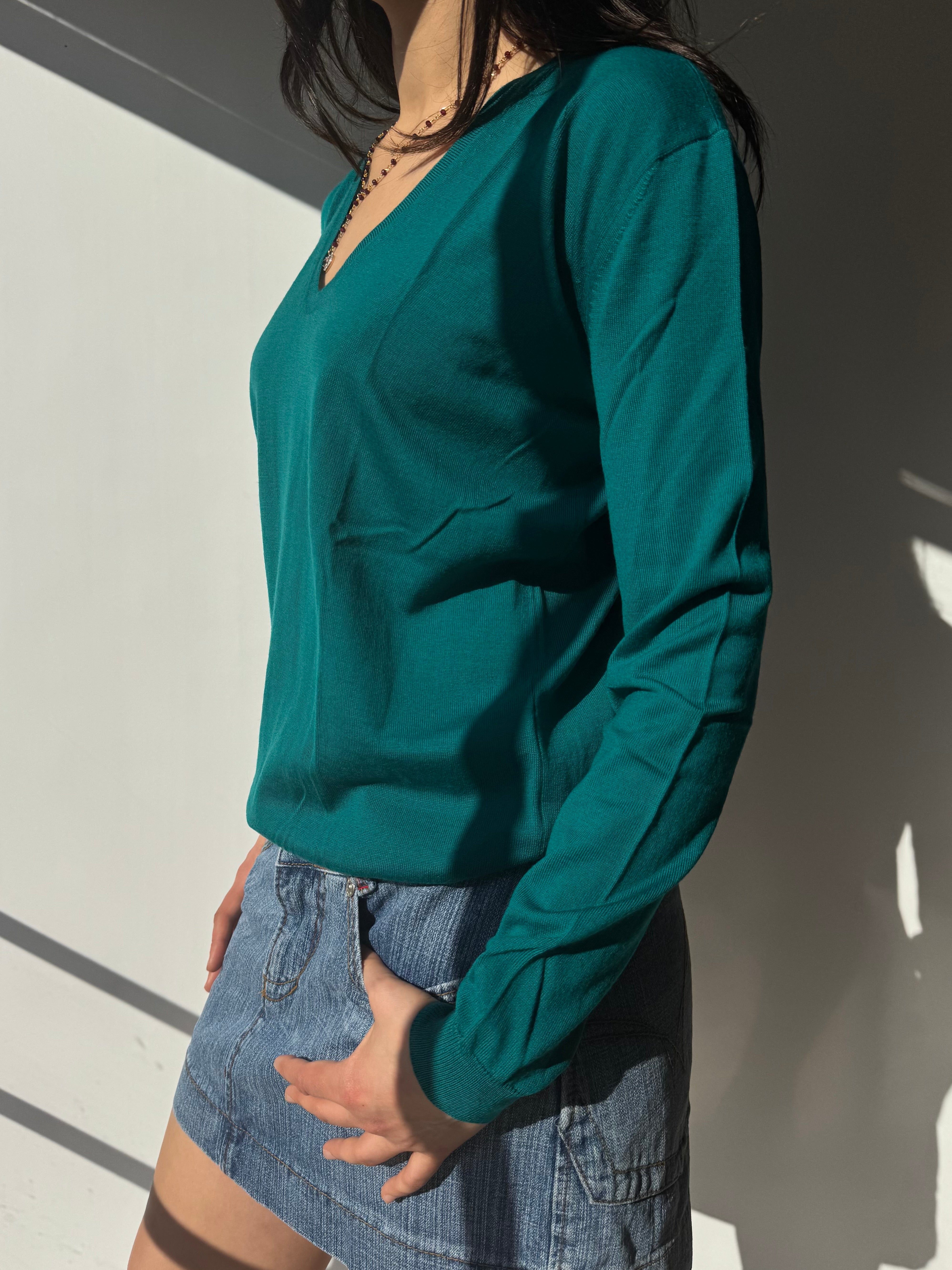 סריג צמר צווארון וי Lanvin (M)