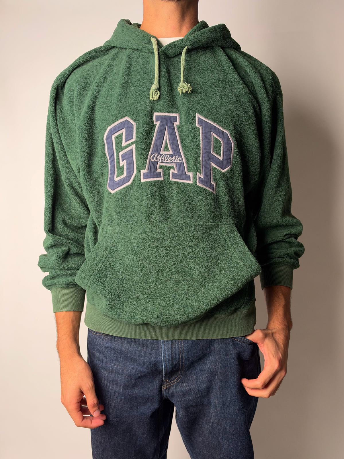 פליז לוגו ירוק Gap (M)