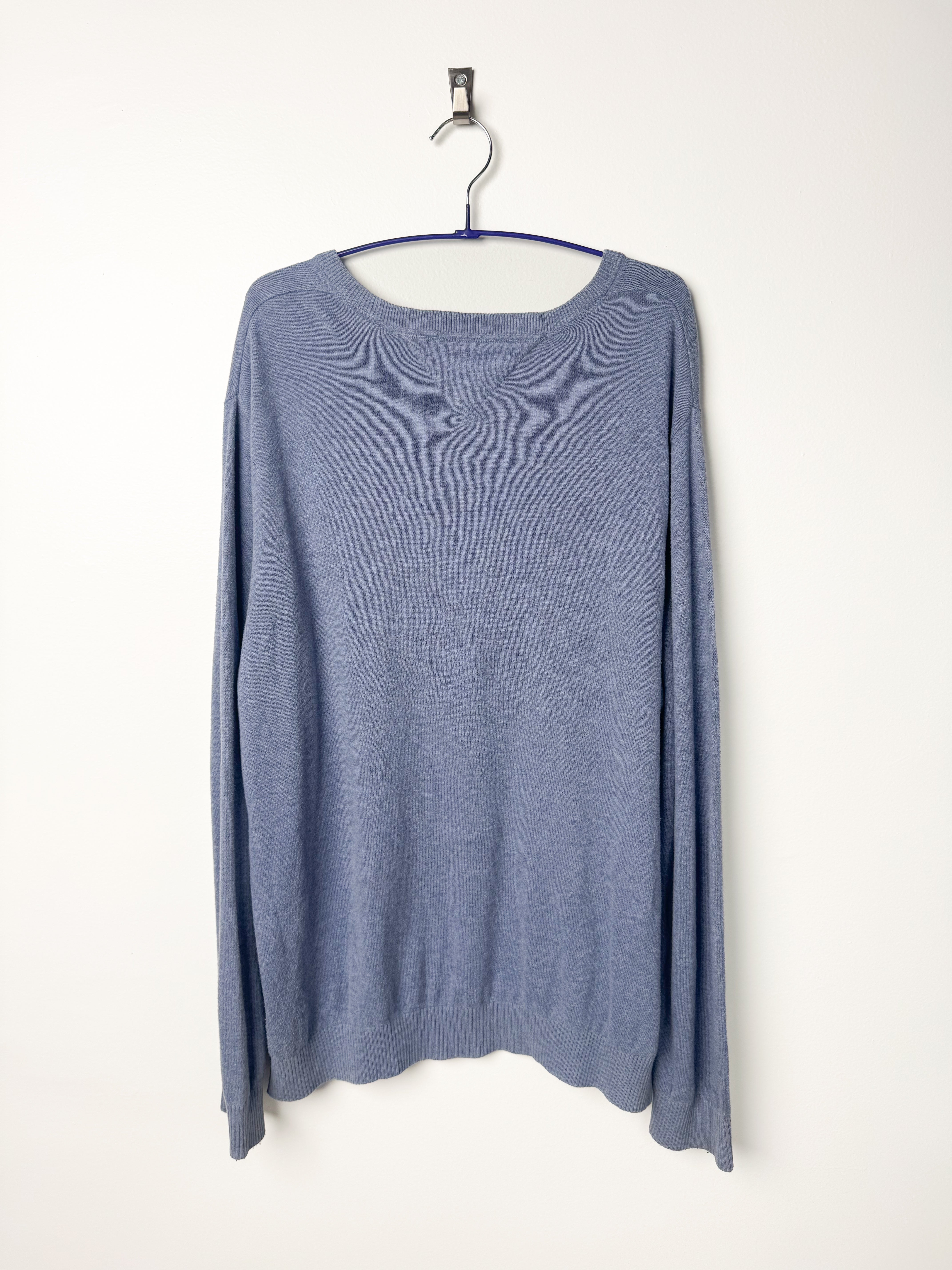 סריג כותנה תכלת (XL) Tommy Hilfiger