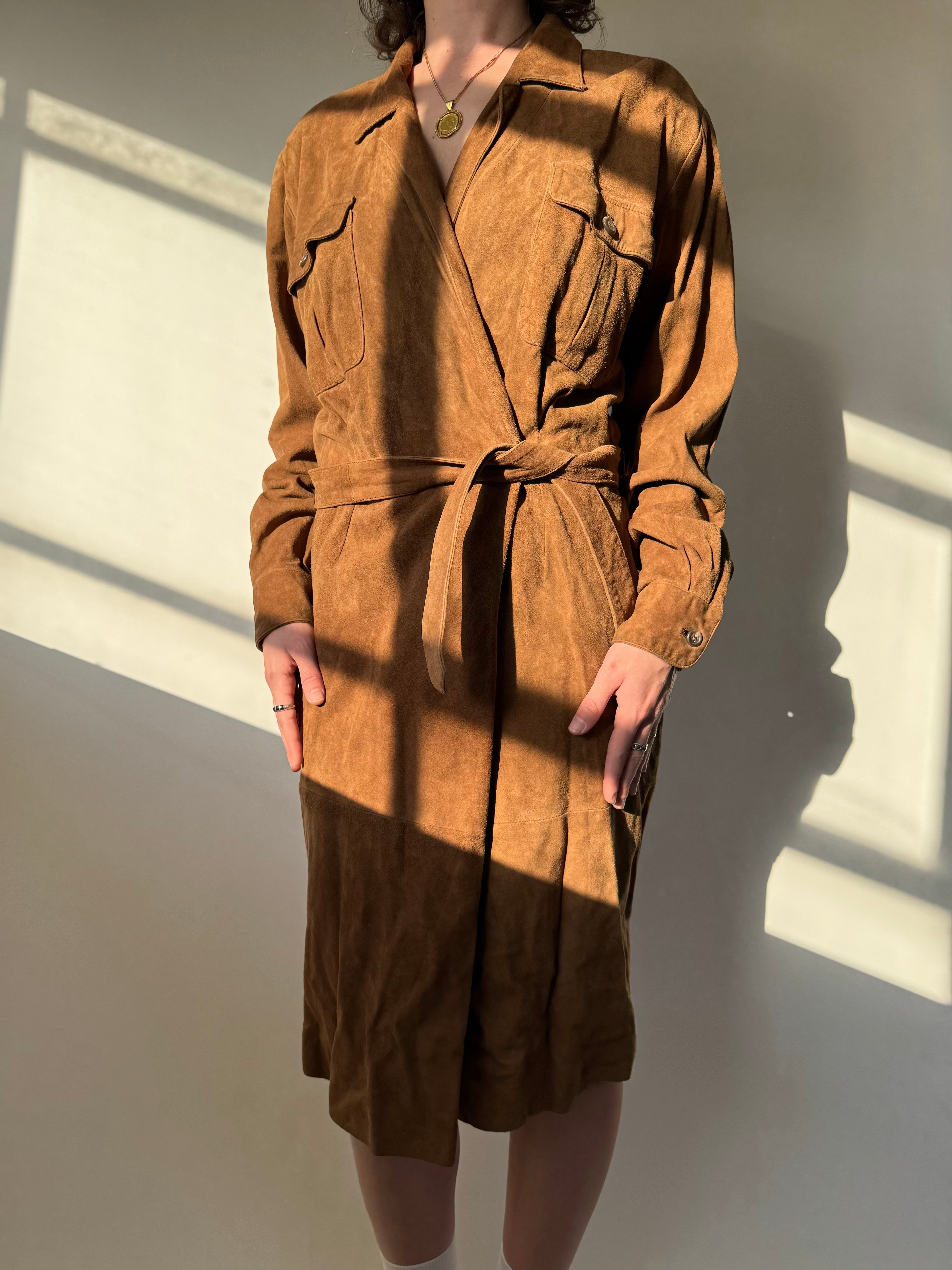 שמלת זמש Ralph Lauren (S)