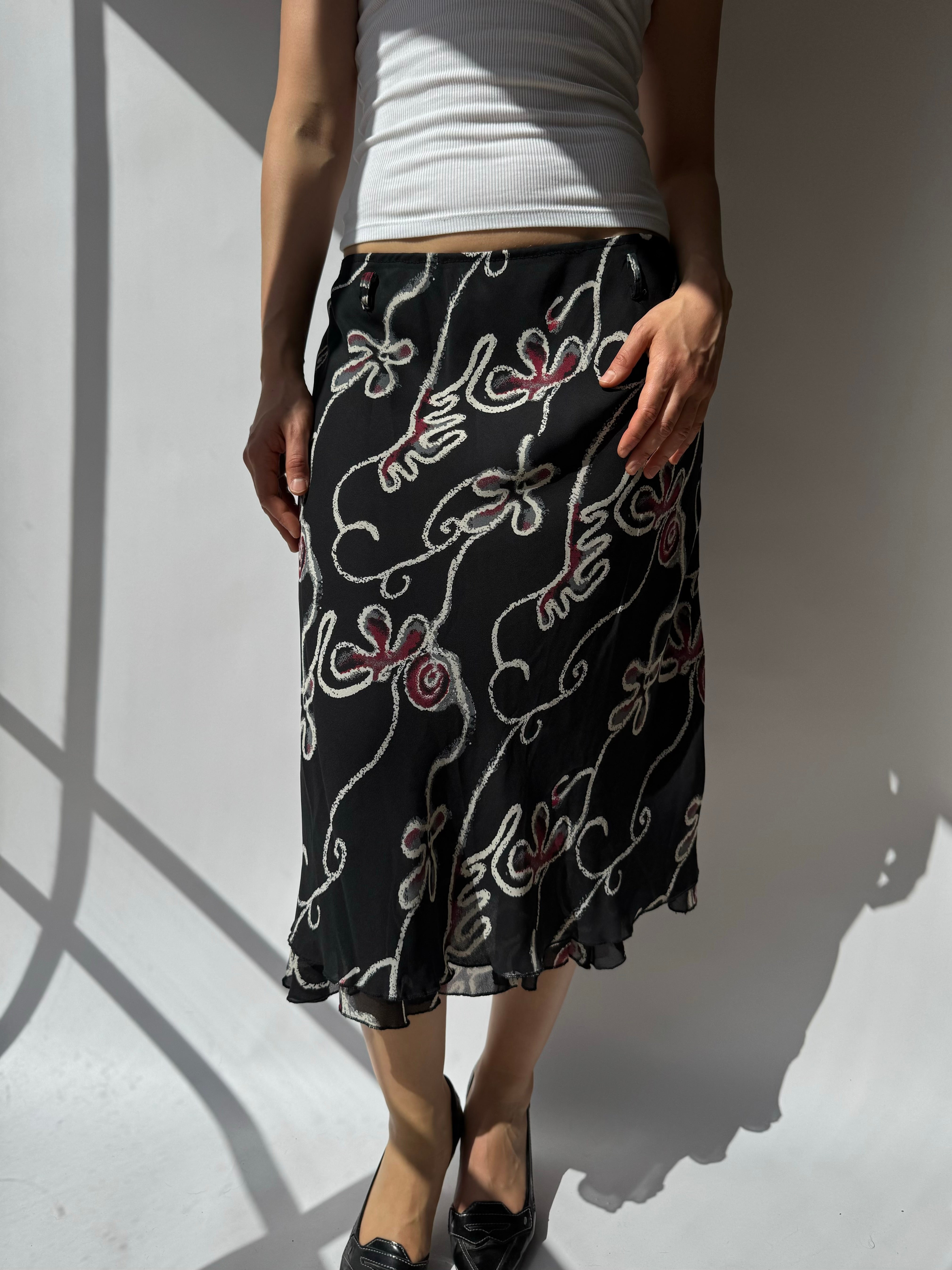 חצאית מידי פרחונית (38)