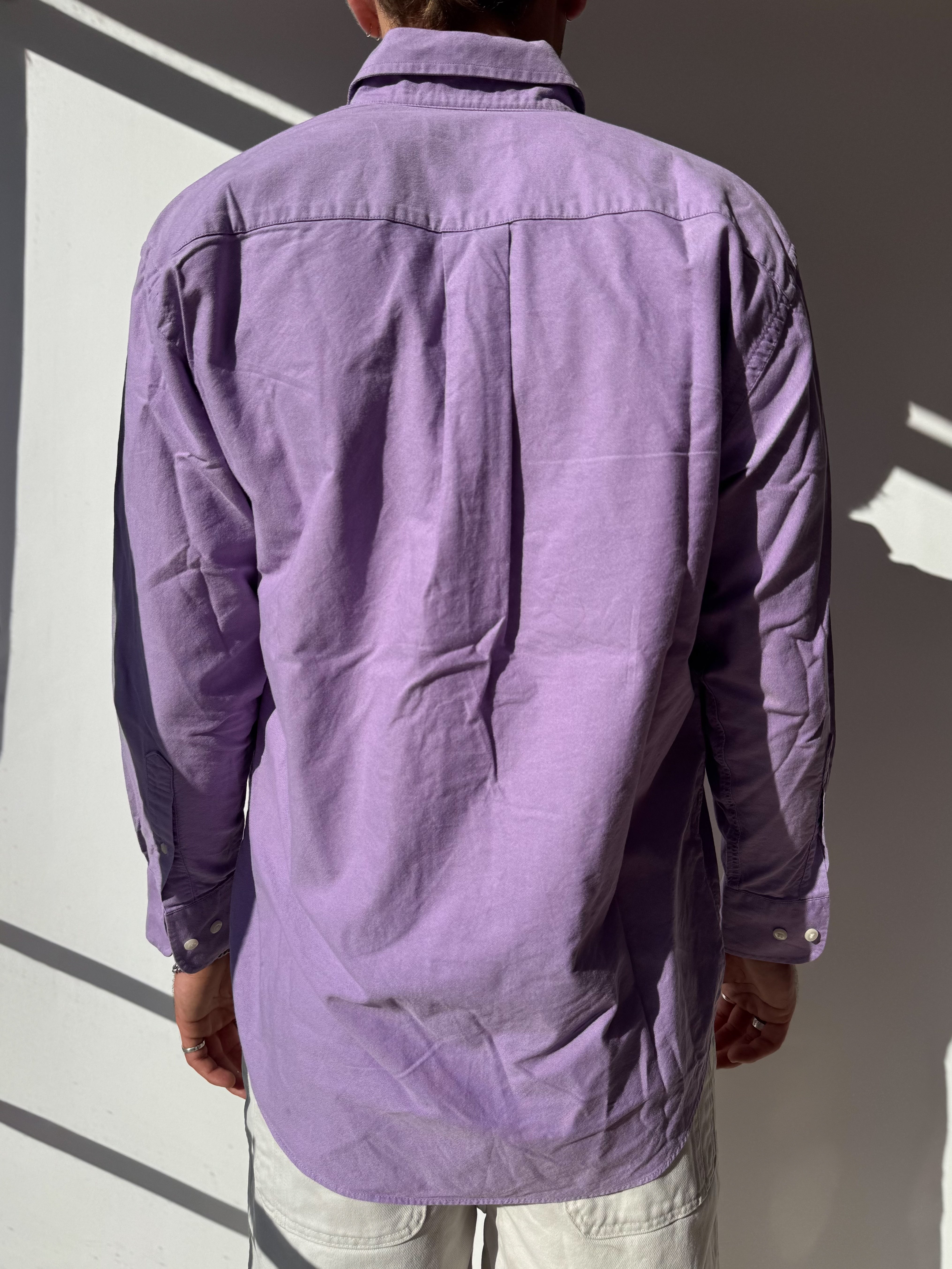 חולצה מכופתרת סגולה Nautica (M)