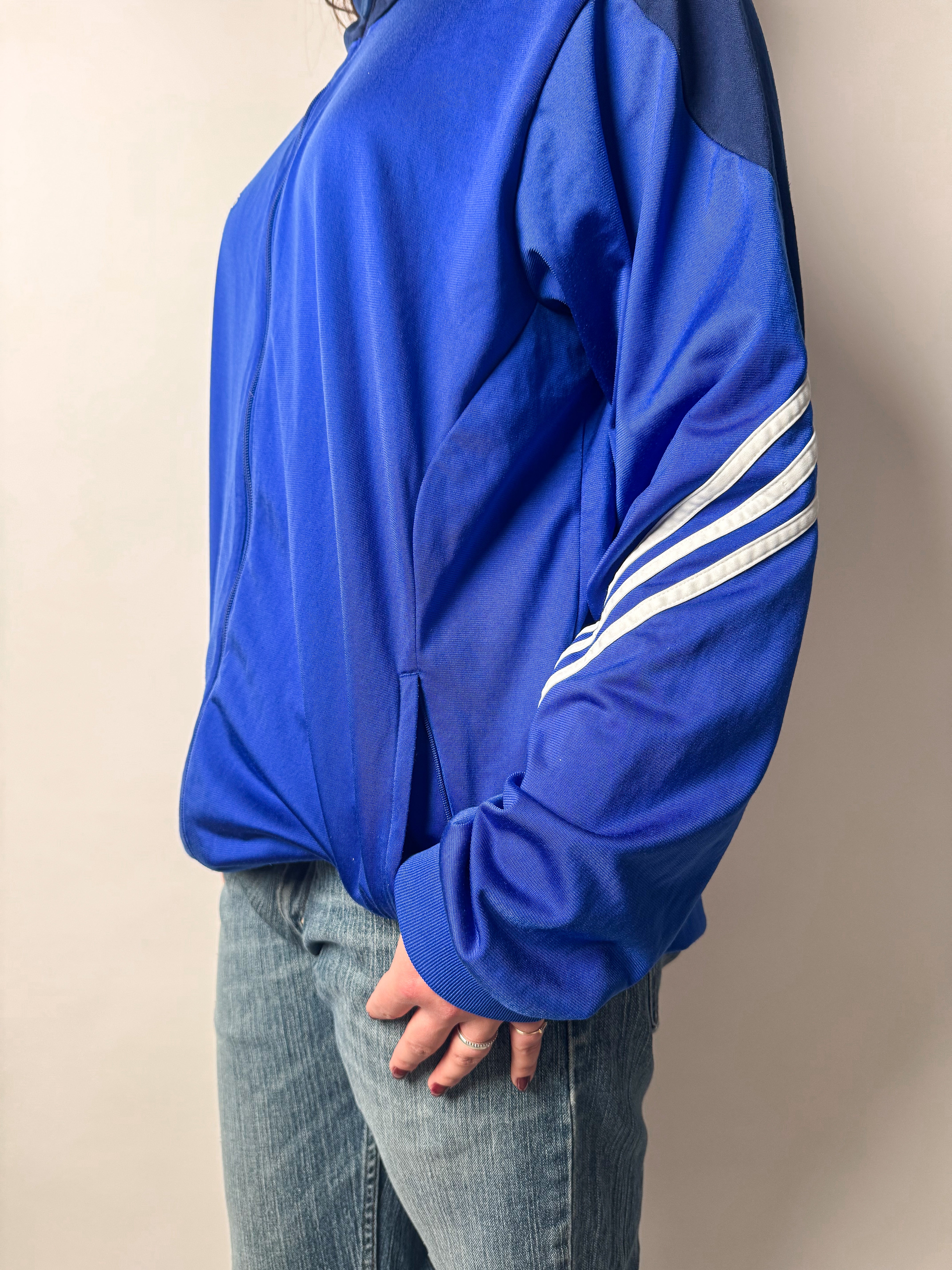 ג׳קט ספורט כחול Adidas (XL)