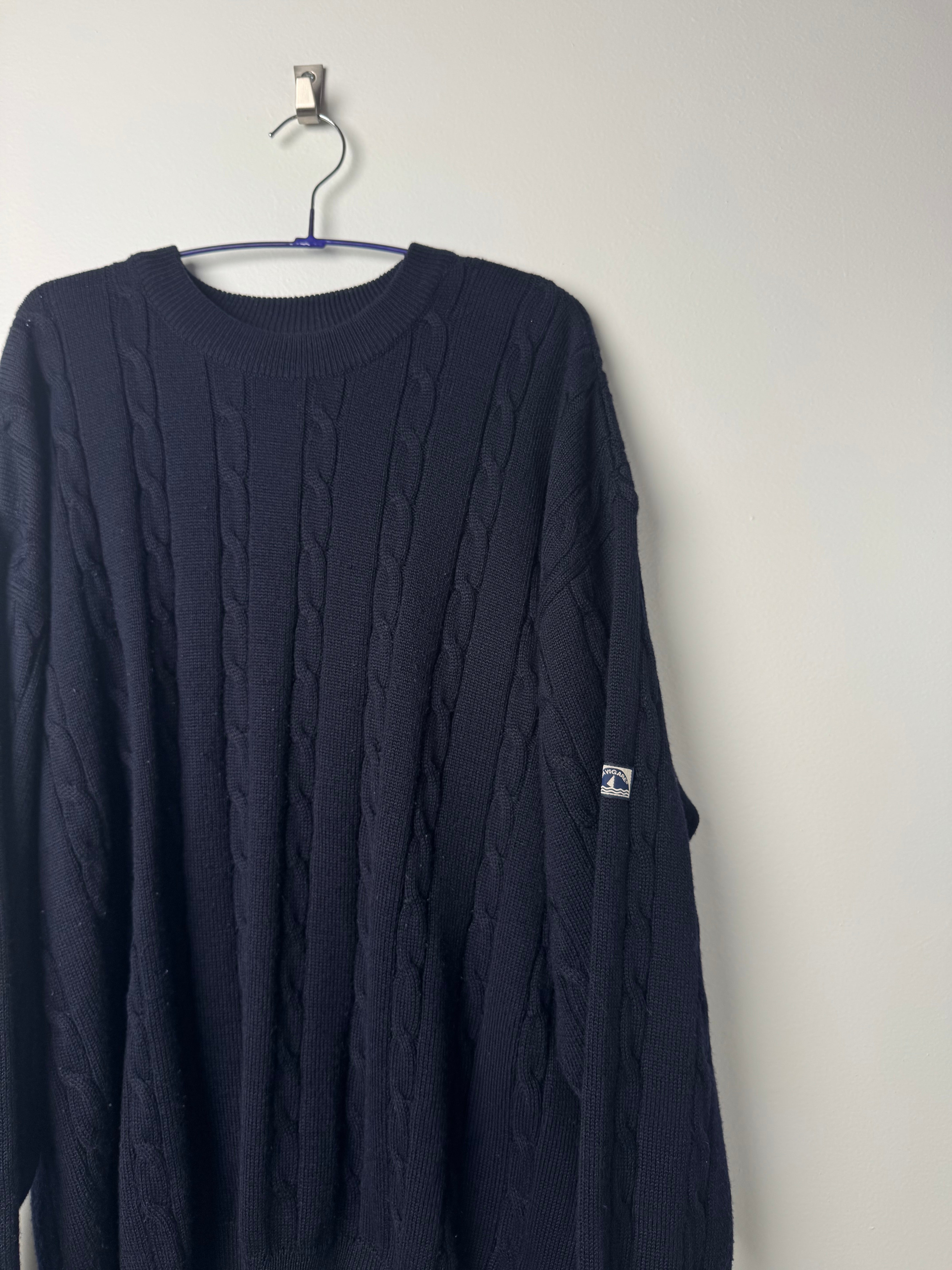 סריג צמות כחול כהה Navigare (XL)