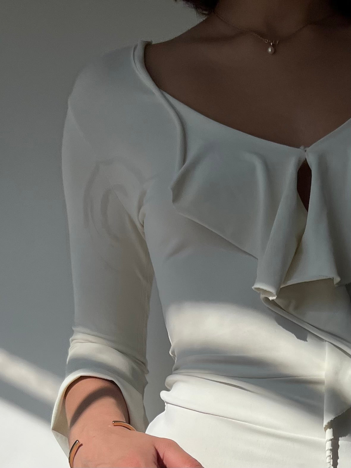 שמלת לייקרה שרוולים ארוכים (M)