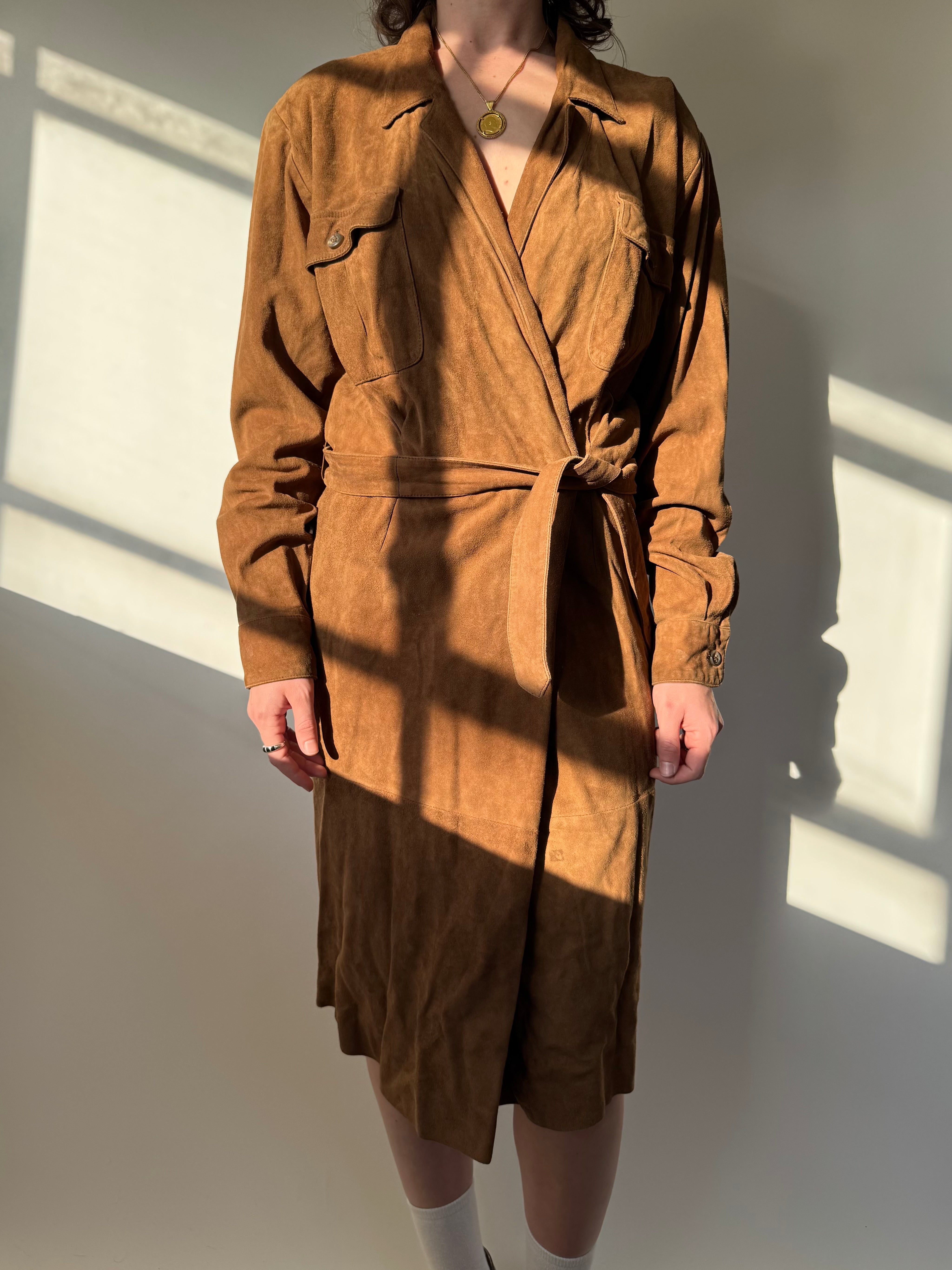 שמלת זמש Ralph Lauren (S)