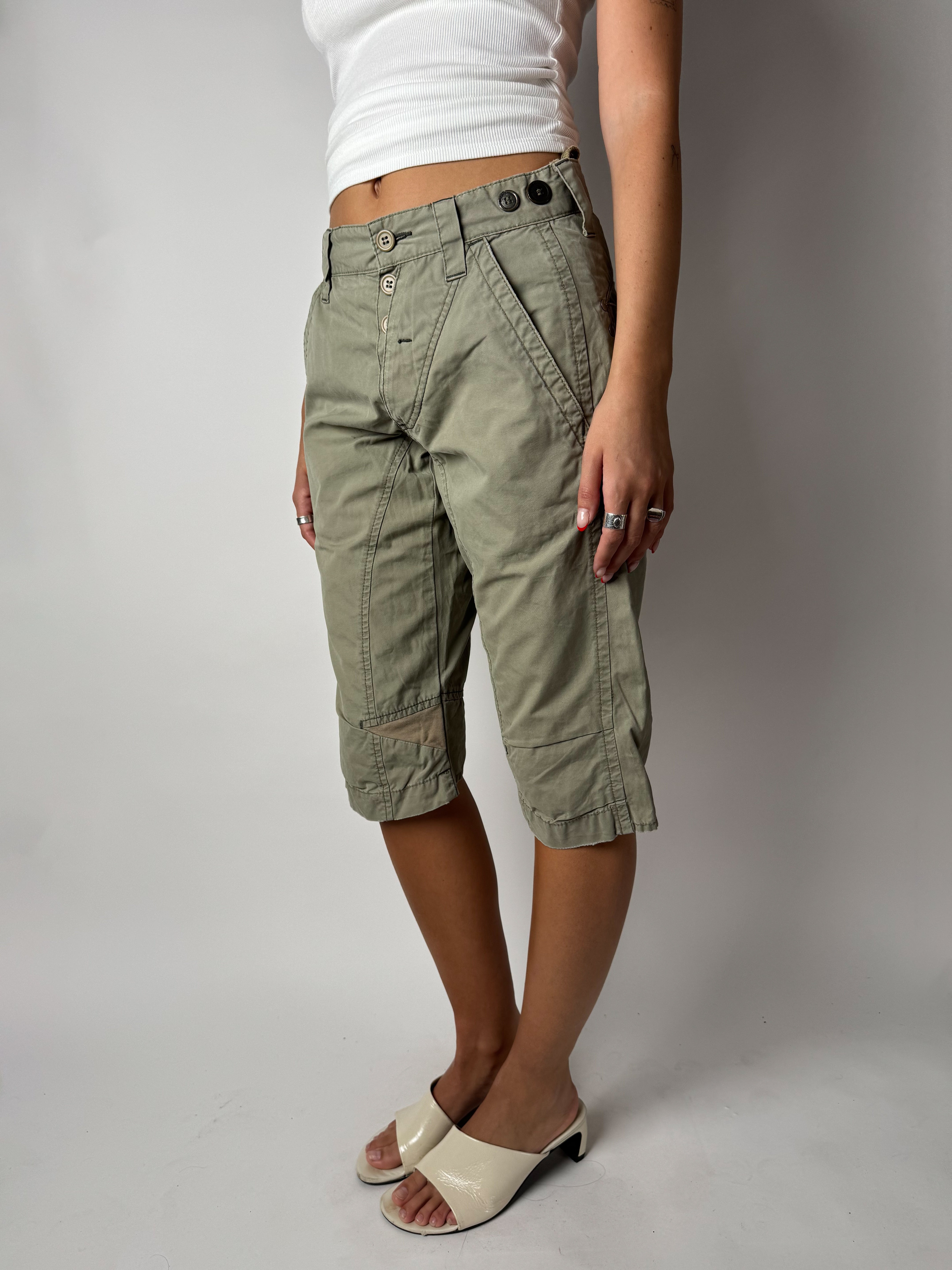 מכנסי דגמ״ח 3/4 חאקי (36)