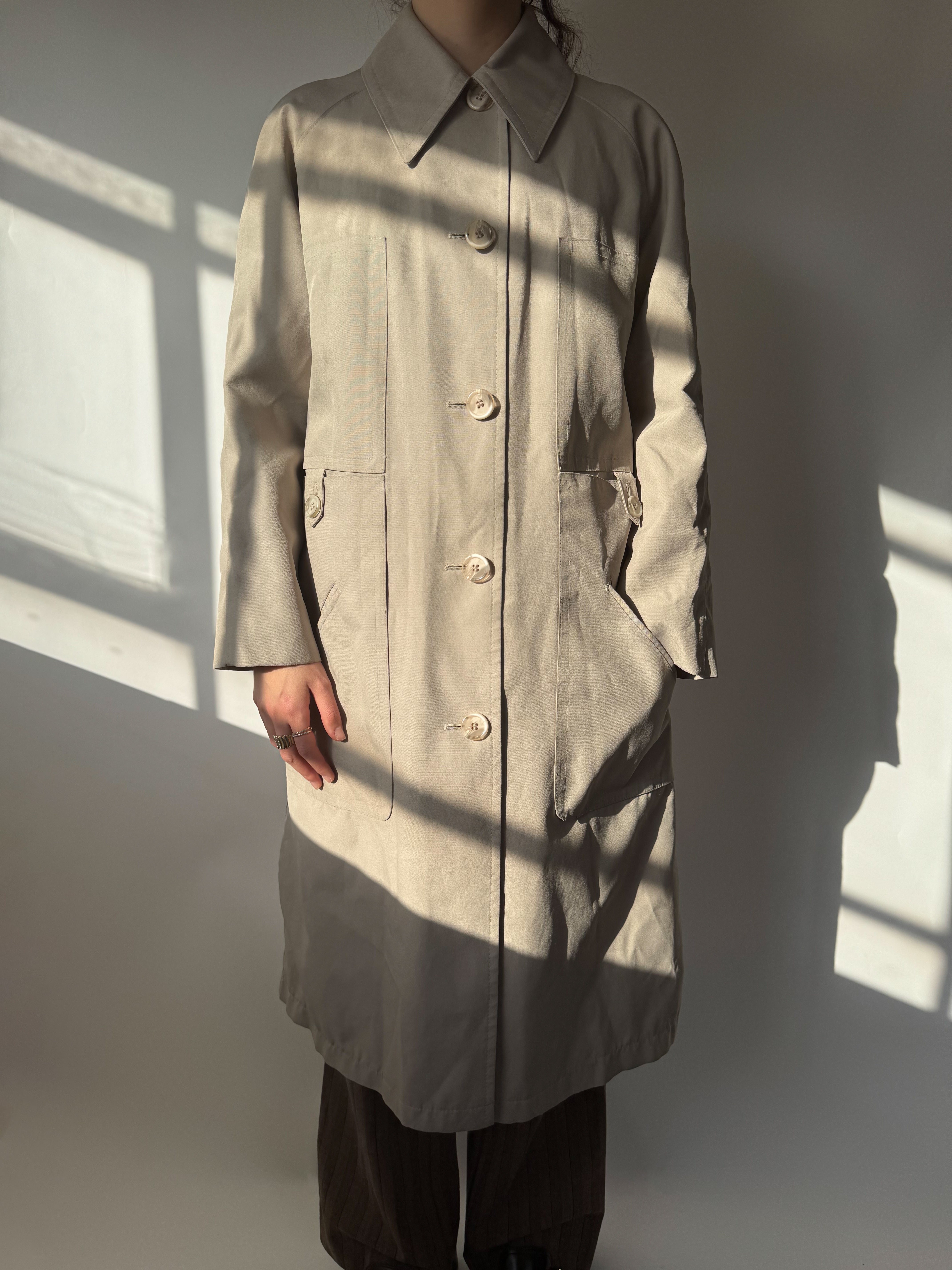 מעיל טרנץ׳ בז׳ (XS)