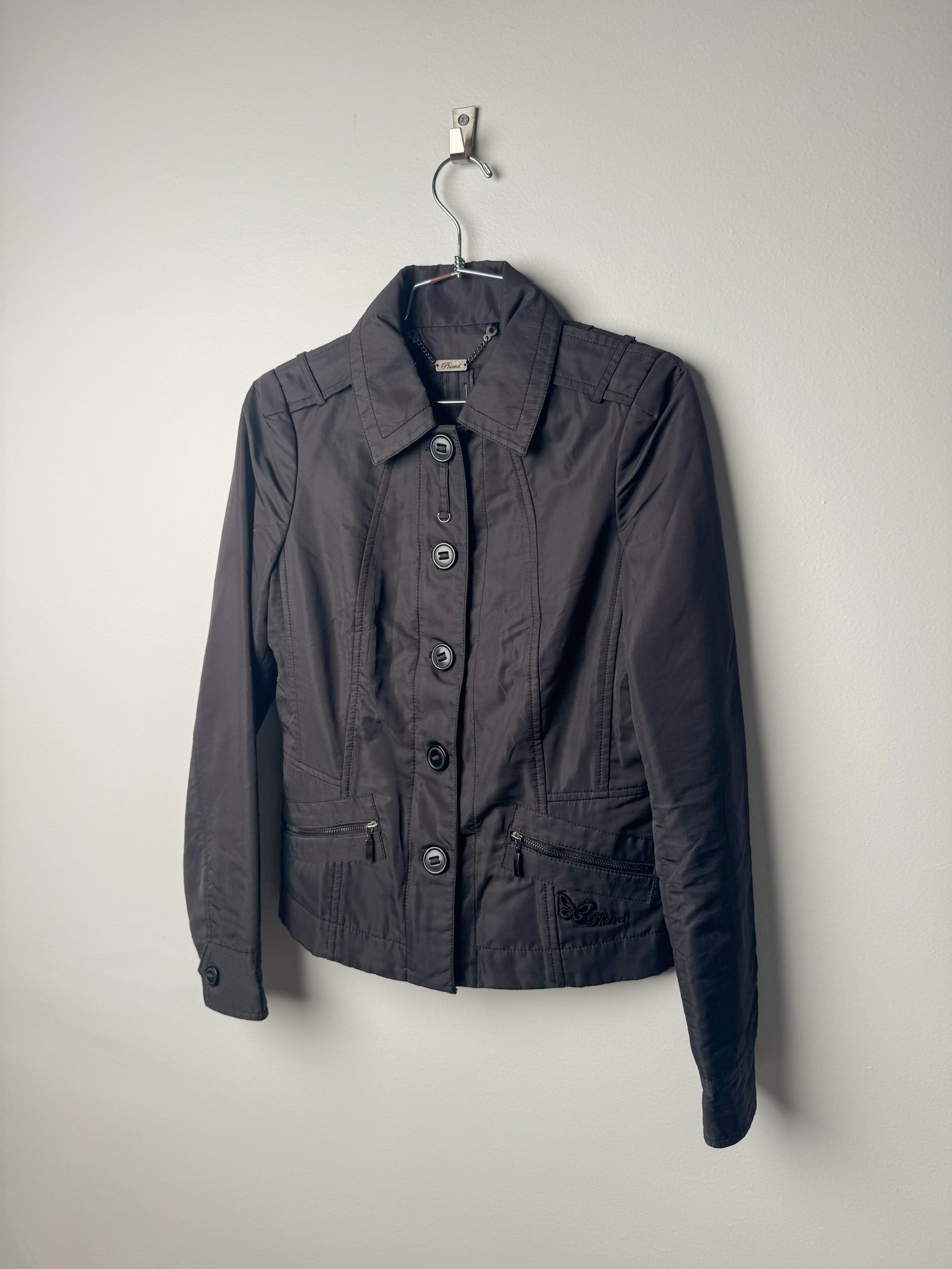 מעיל שחור מחויט Phard (S)