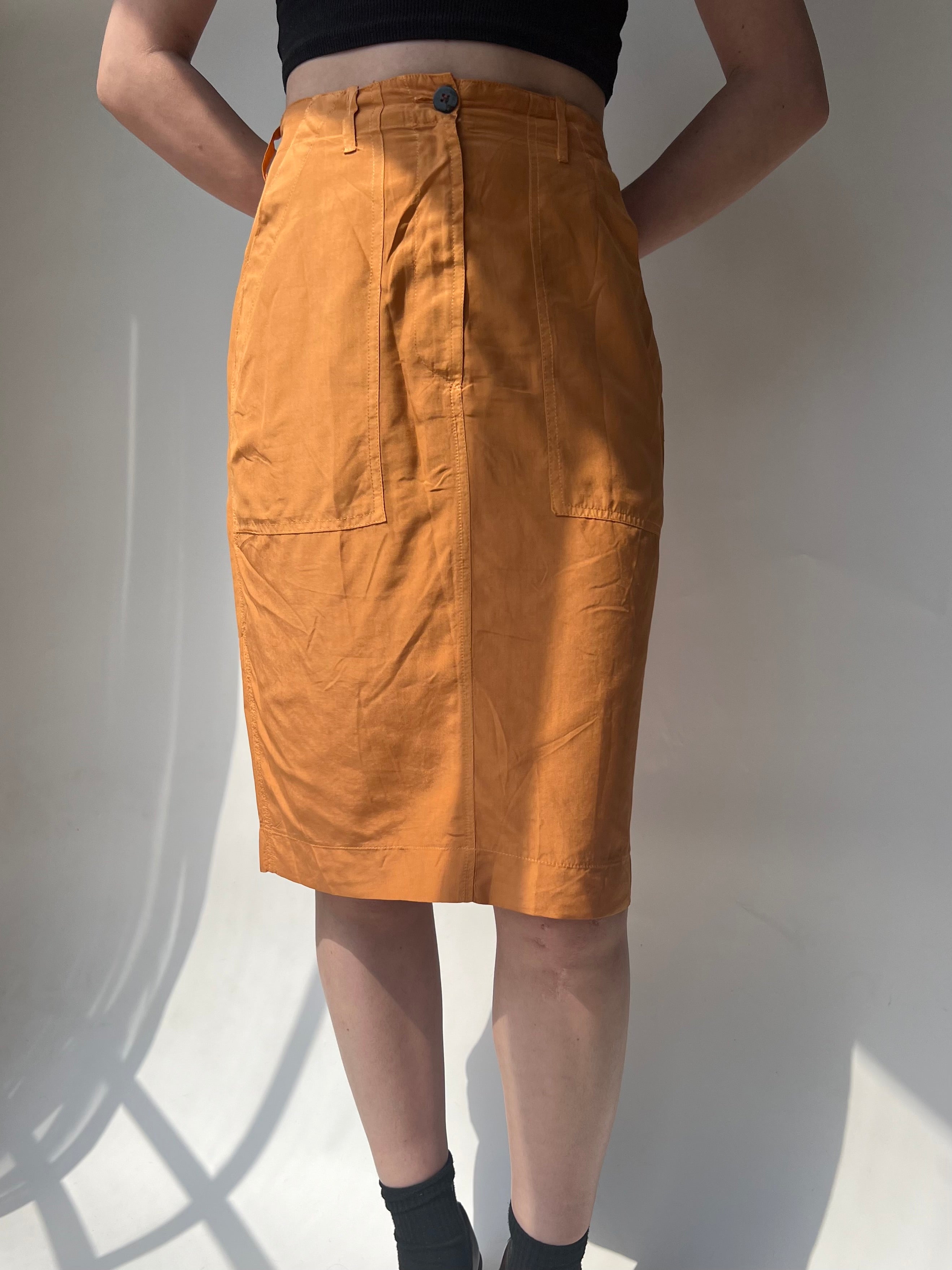 חצאית מידי כתומה (34)