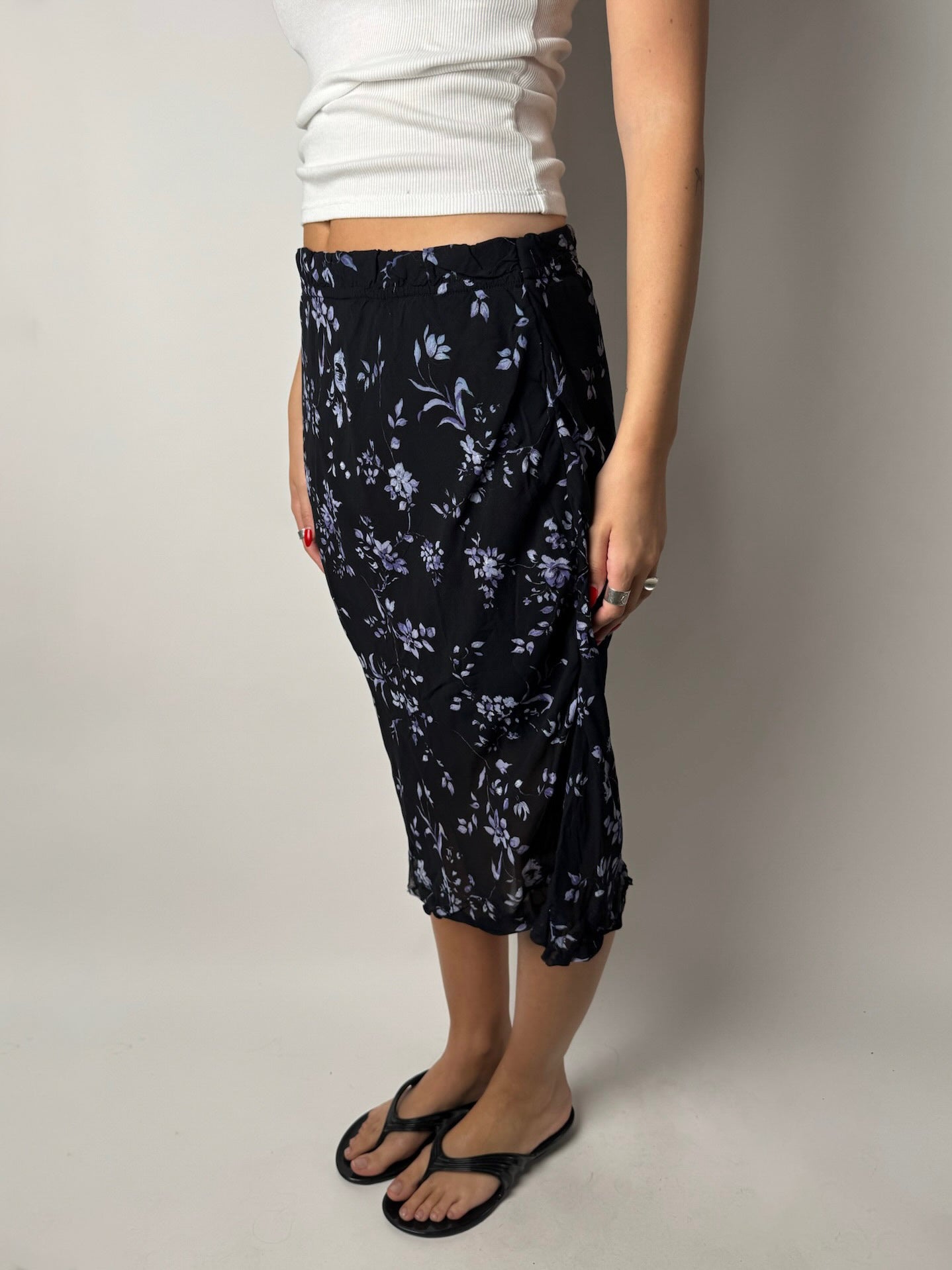 חצאית מידי פרחונית (36)